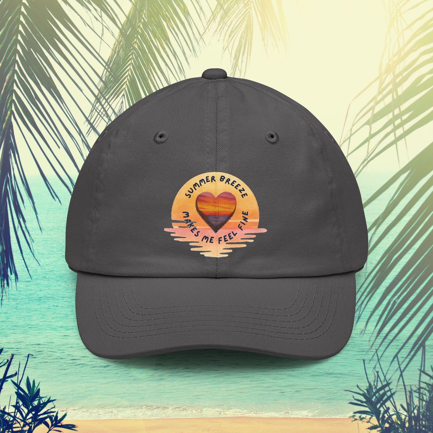 Summer Breeze Dad Hat — 'Summer Breeze Makes Me Feel Fine' Embroidered Cap