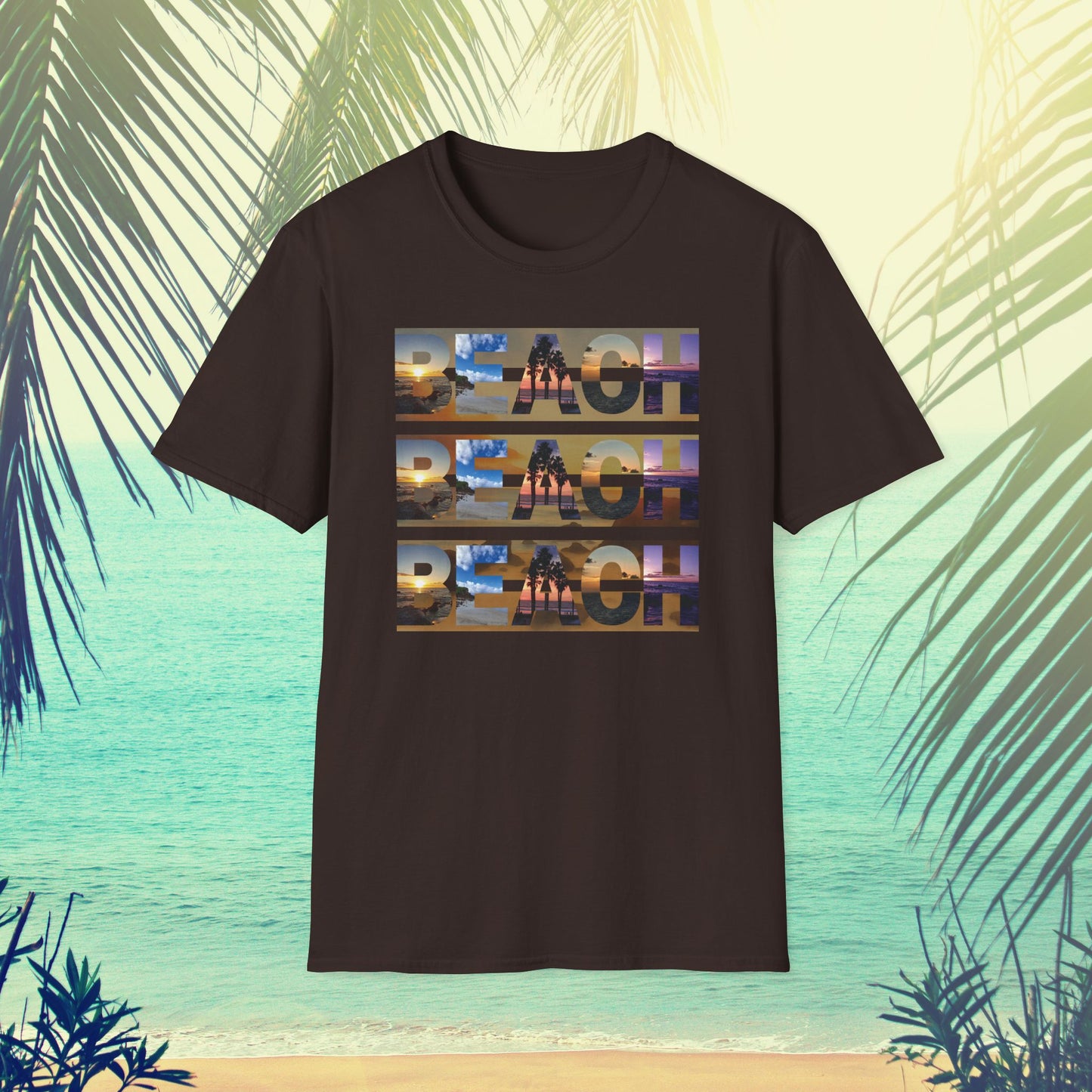 Copy of Beach on Repeat- Sunset Graphic Tee