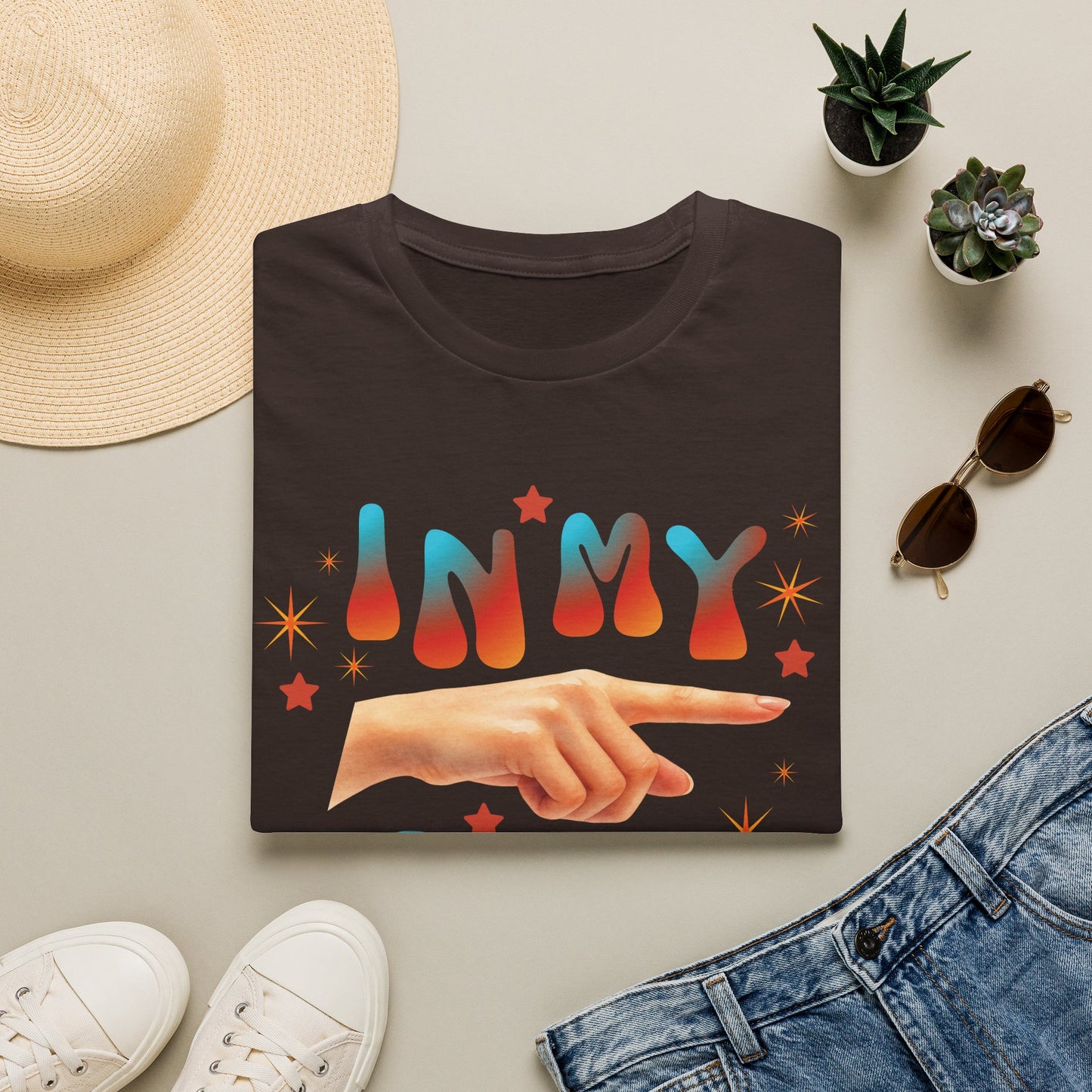In My Era T-Shirt — Retro Pointing Hand Graphic Tee
