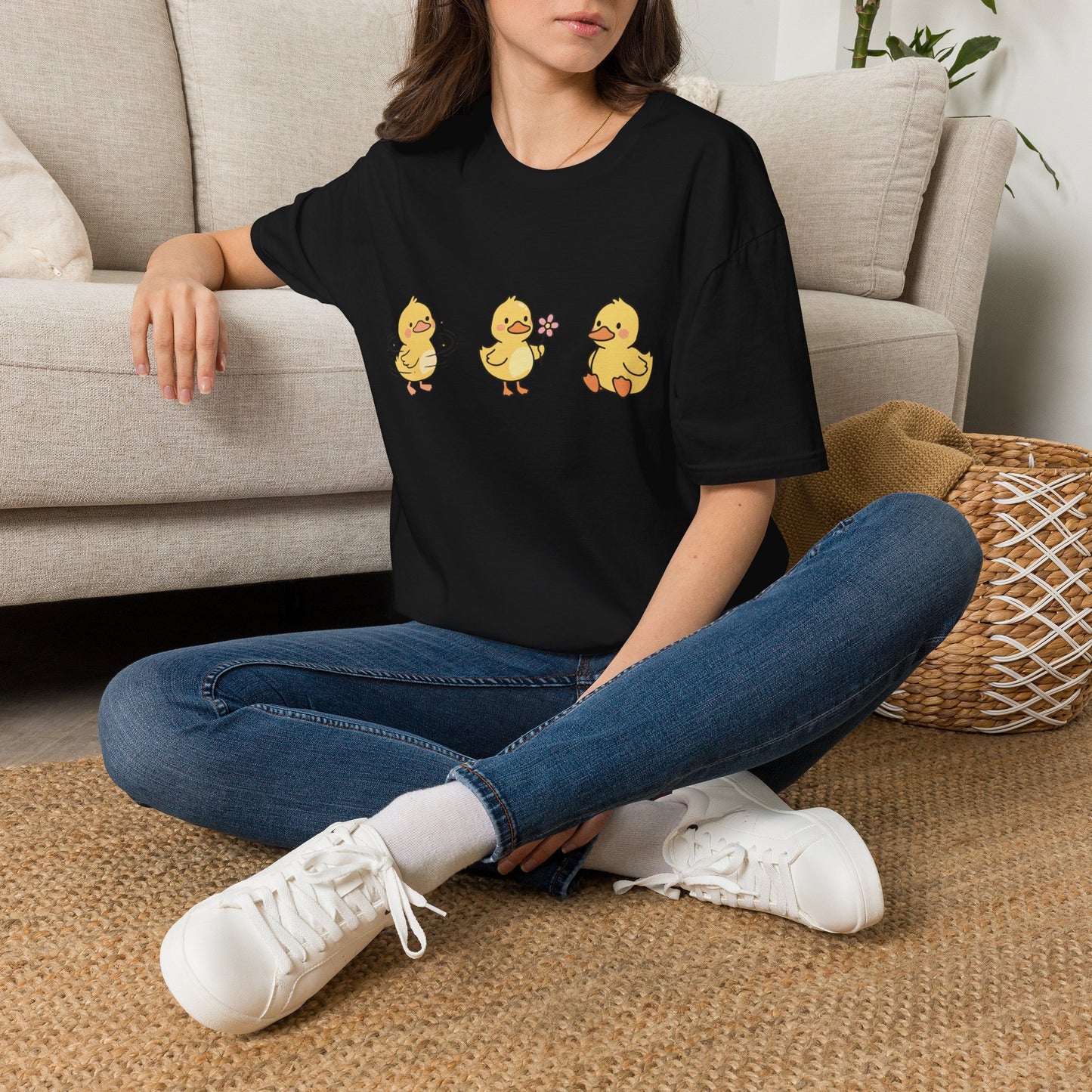 Lucky Ducklings Graphic T-Shirt