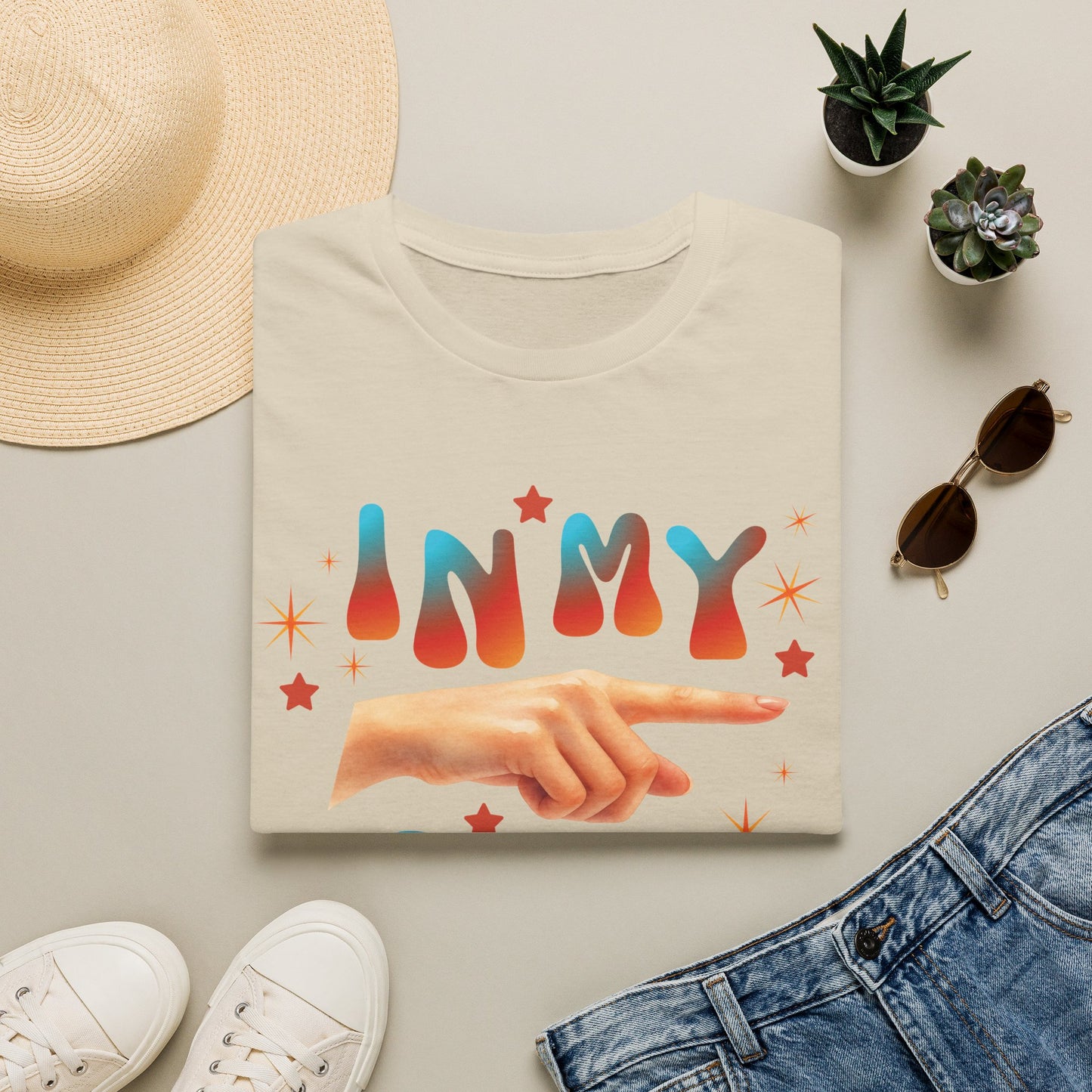 In My Era T-Shirt — Retro Pointing Hand Graphic Tee