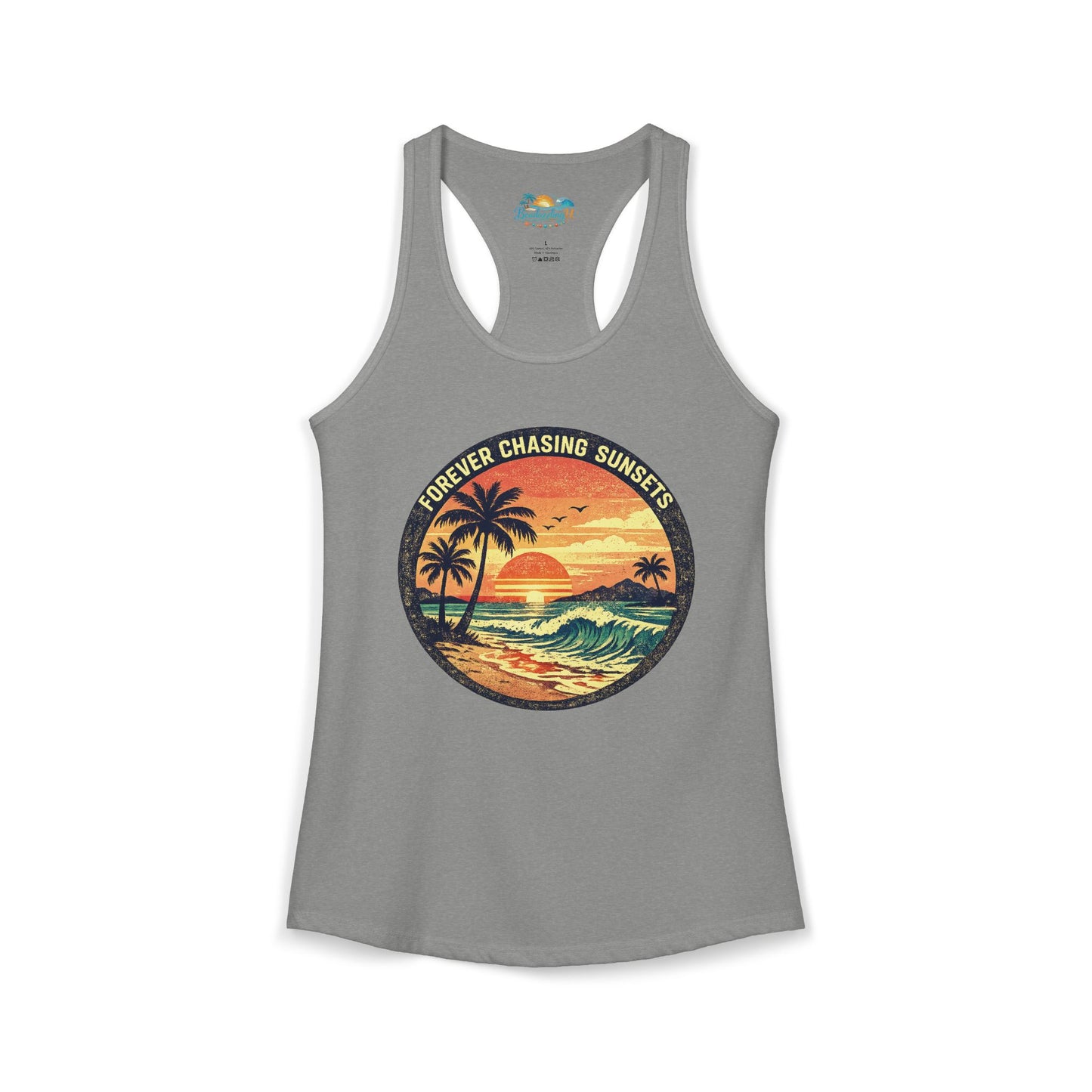 "Forever Chasing Sunsets" -Women's Racerback Tank