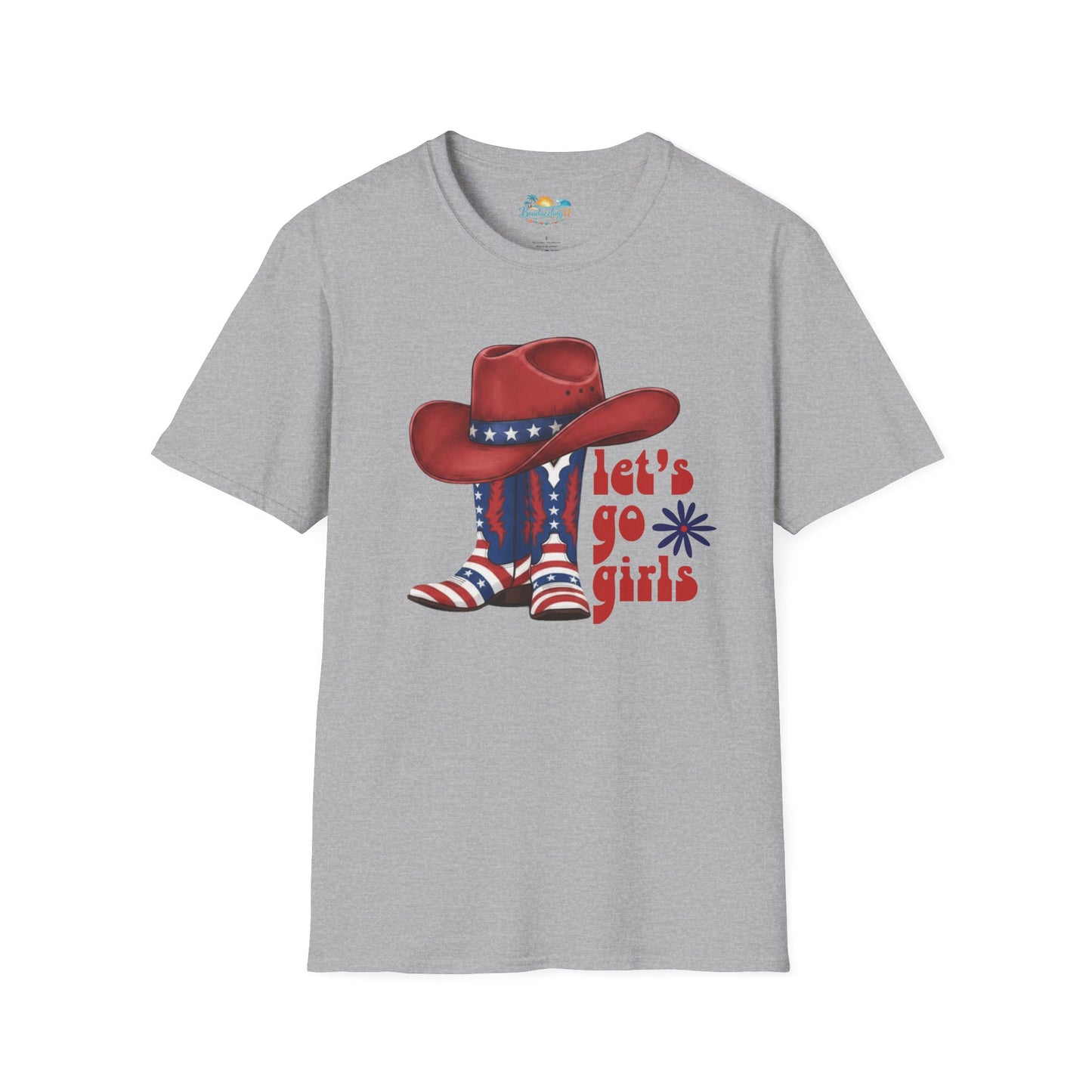 Let's Go Girls Patriotic Cowgirl T-Shirt