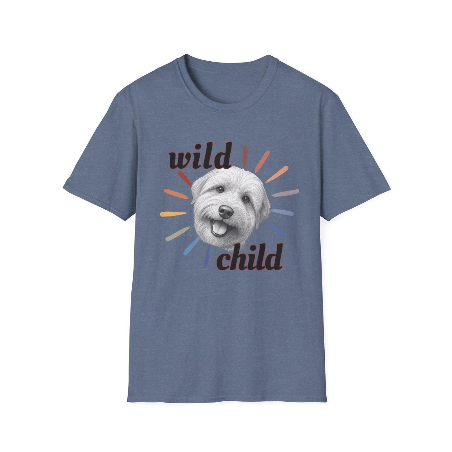 "Wild Child" T‑Shirt -Graphic Tee for Dog Lovers