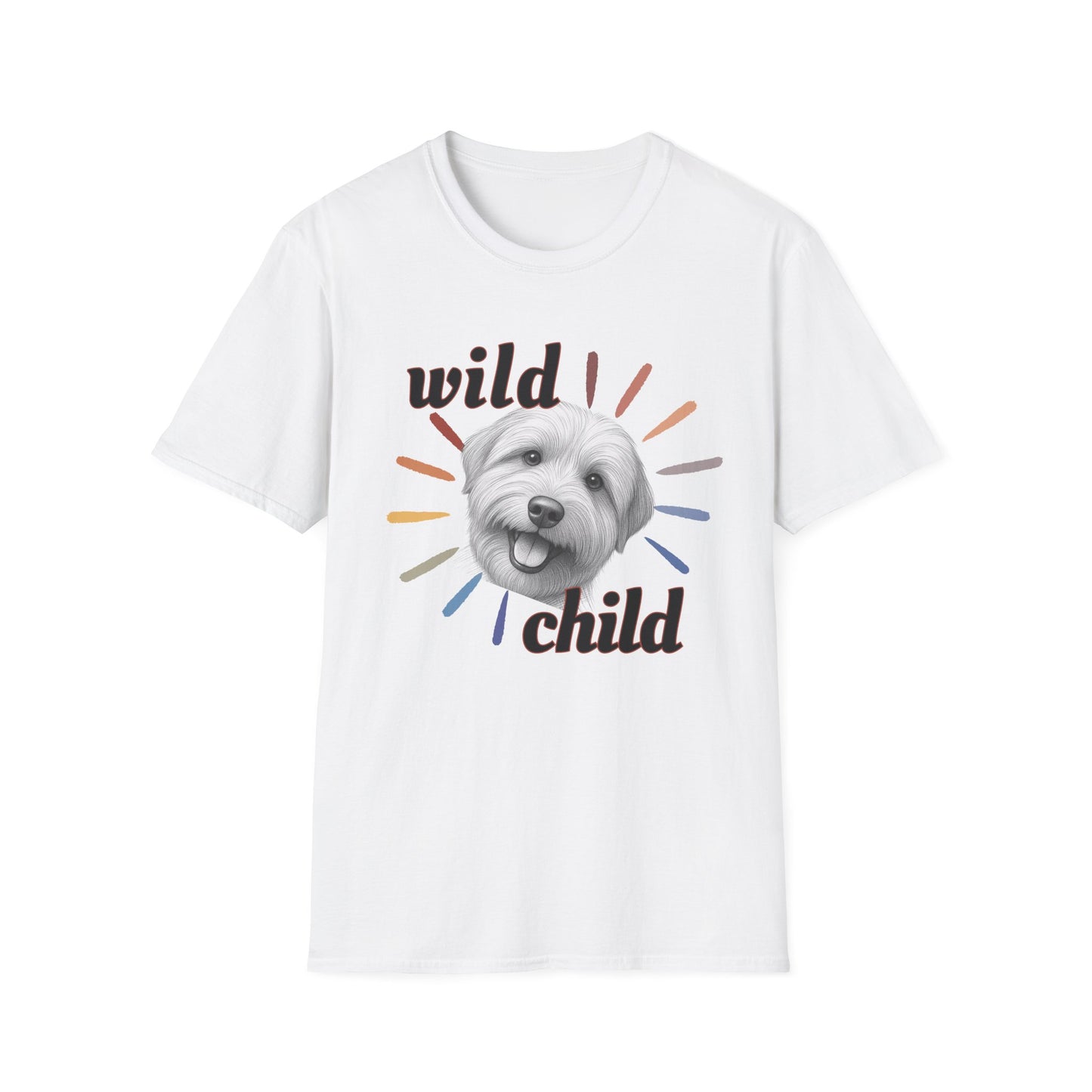 "Wild Child" T‑Shirt -Graphic Tee for Dog Lovers