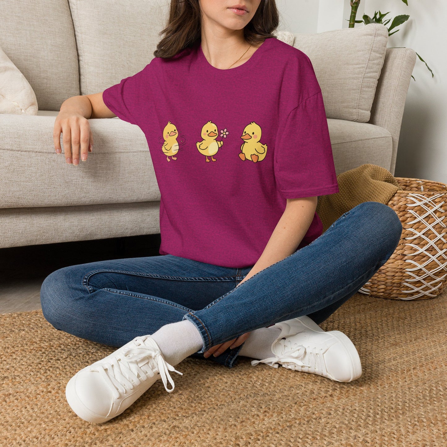 Lucky Ducklings Graphic T-Shirt