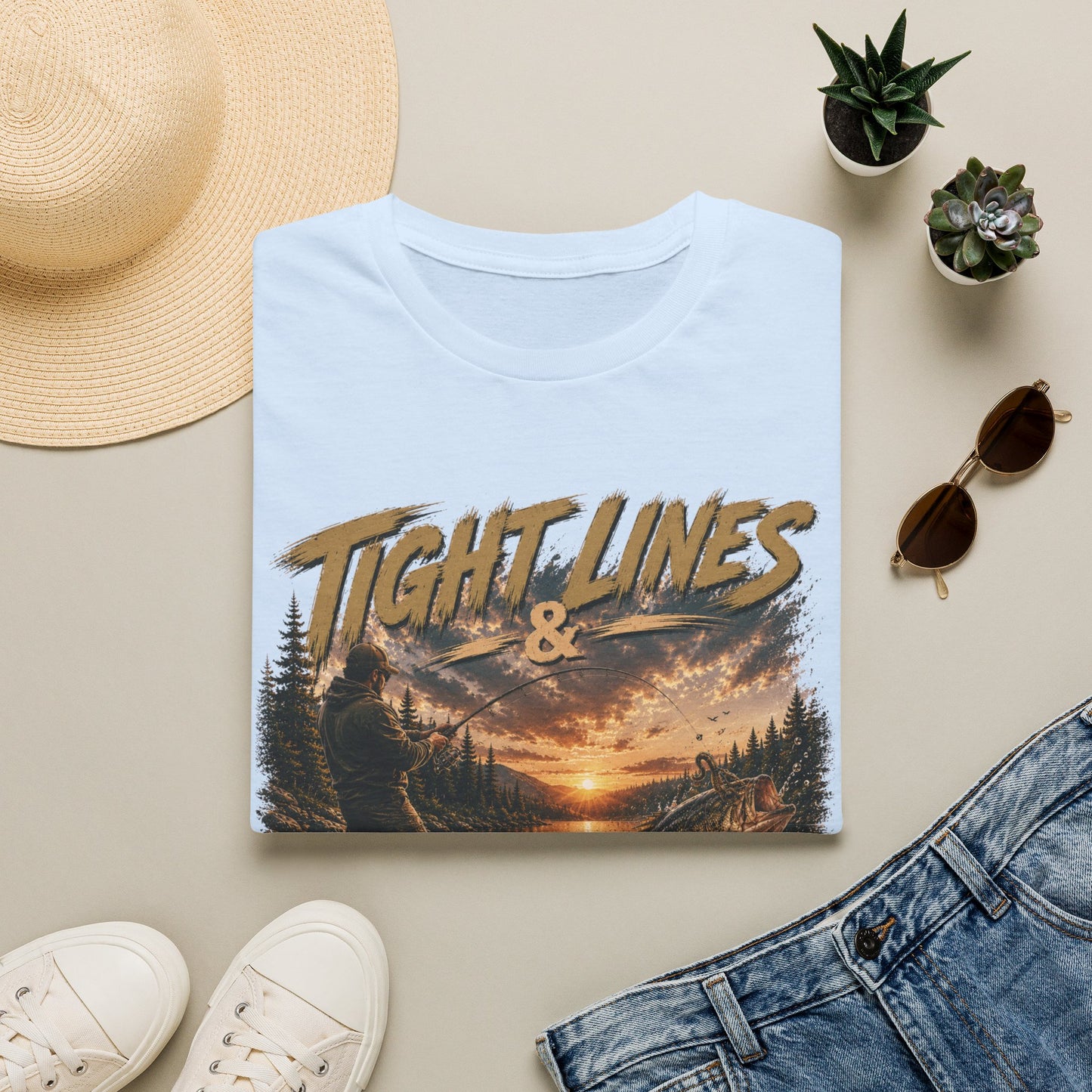 "Tight Lines & Good Times" Graphic Tee