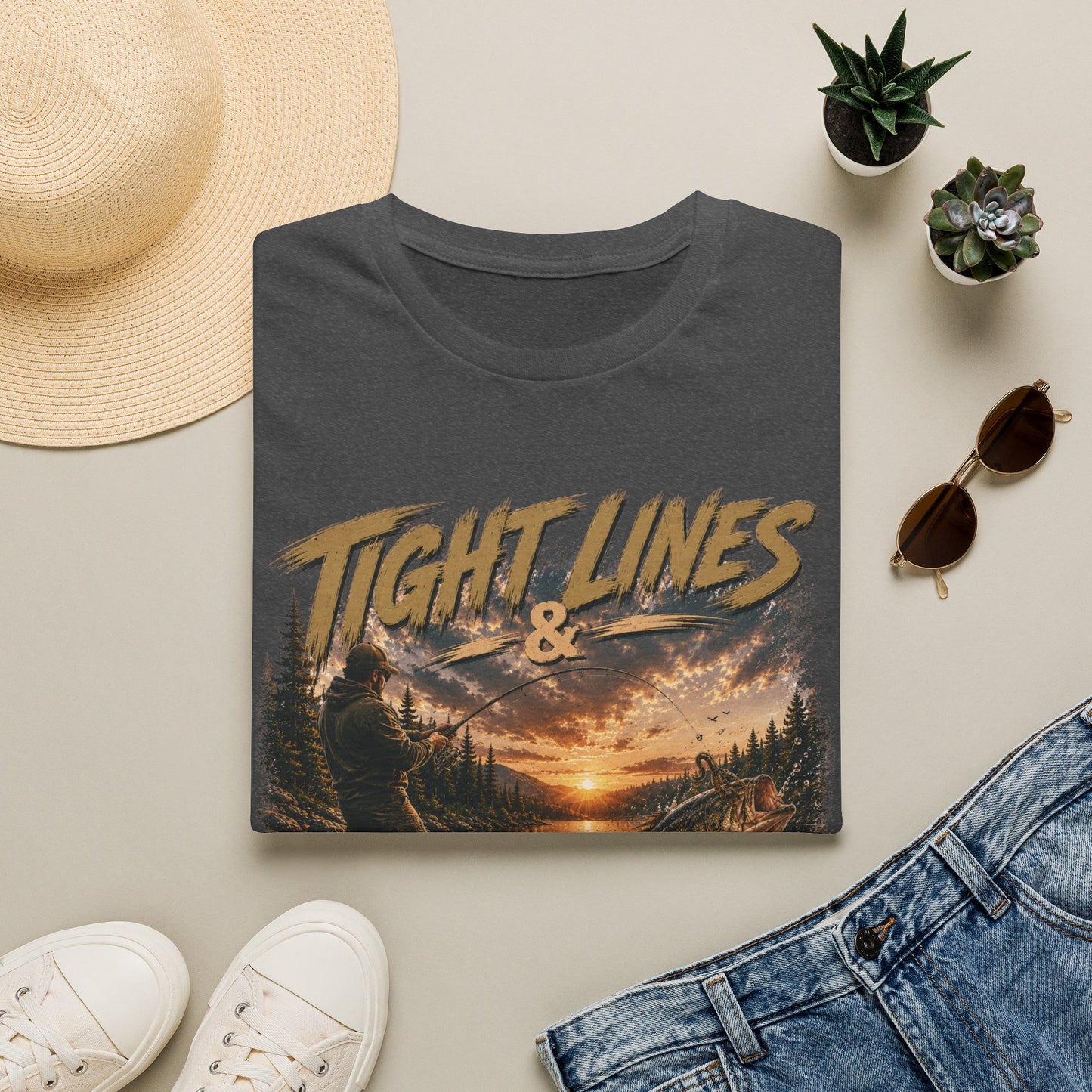"Tight Lines & Good Times" Graphic Tee