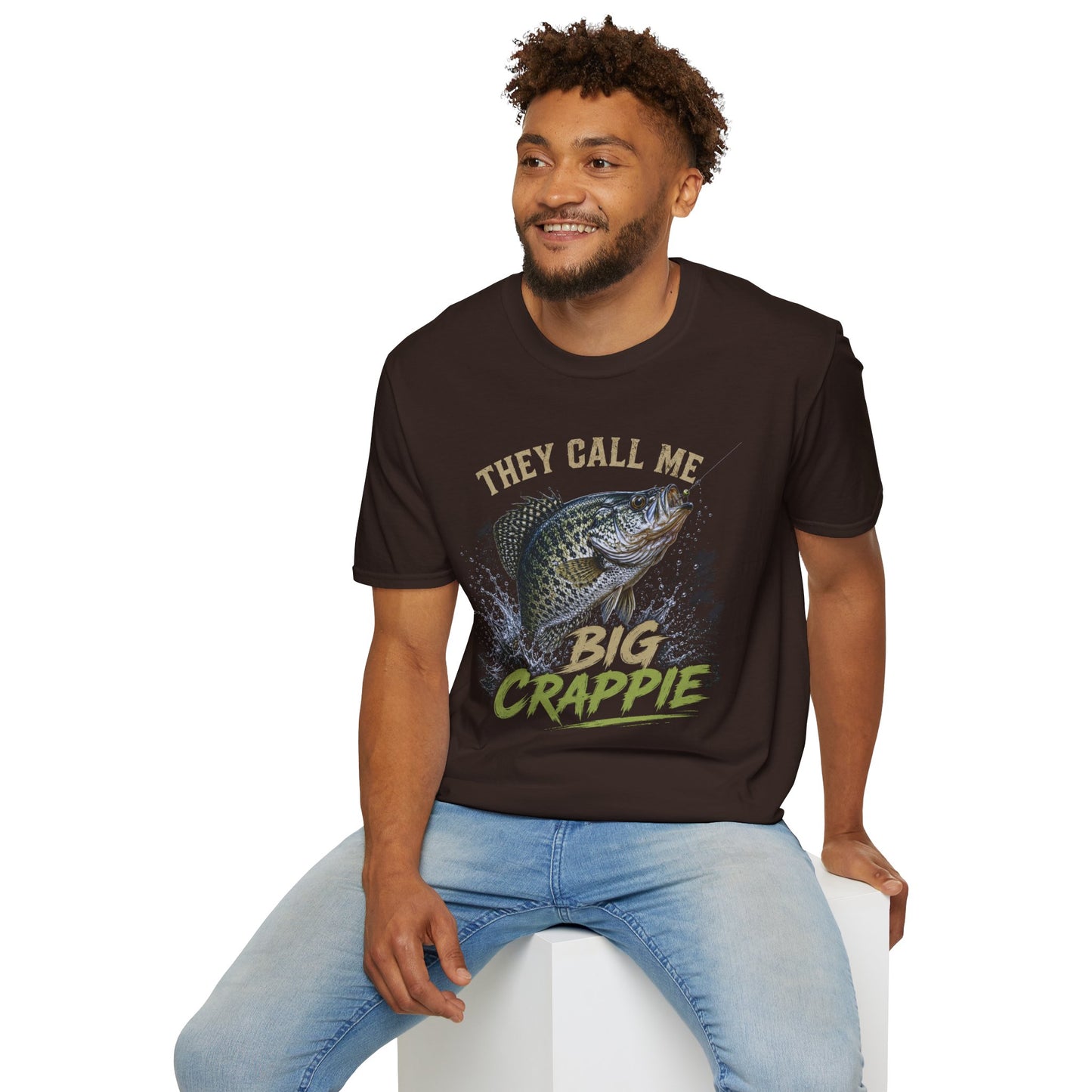 “They Call Me Big Crappie” Fishing Graphic Tee