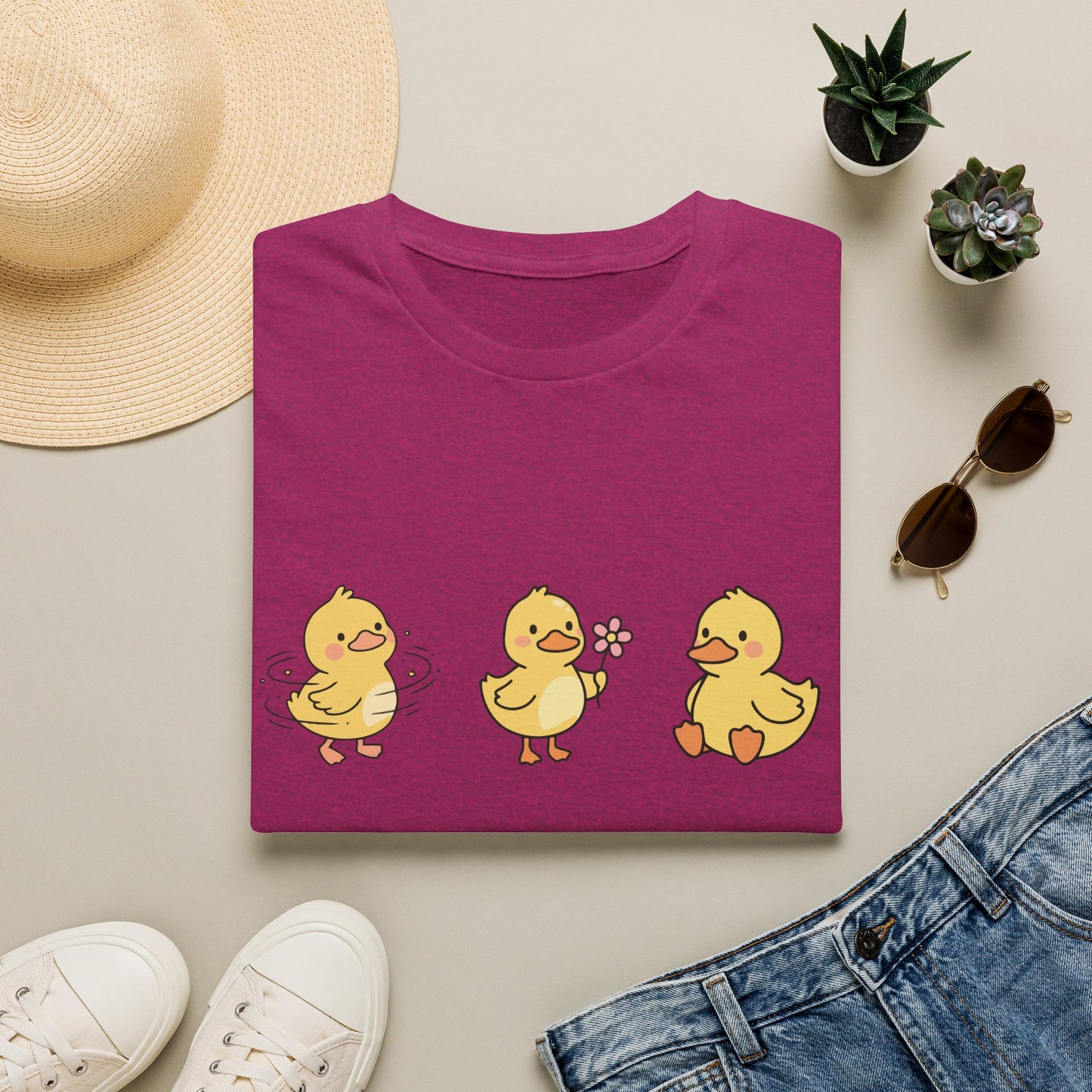 Lucky Ducklings Graphic T-Shirt