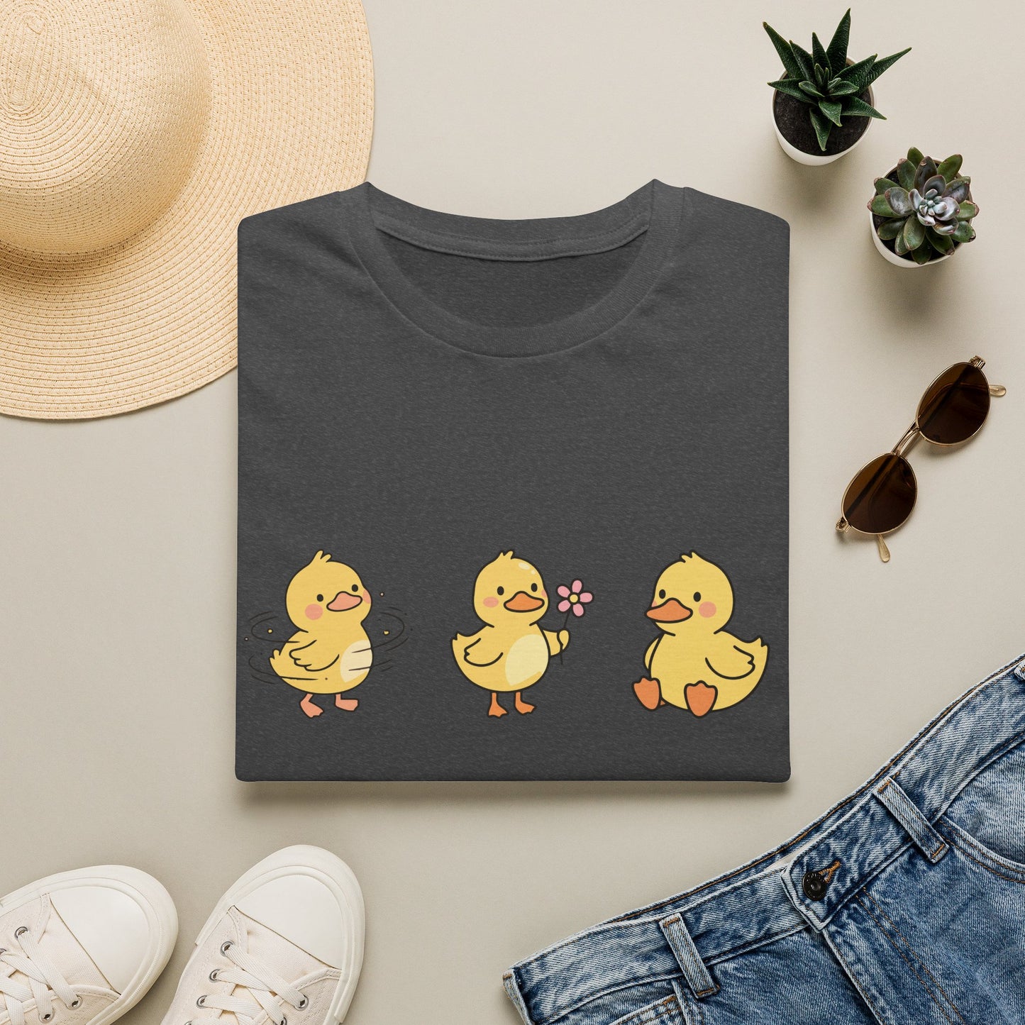 Lucky Ducklings Graphic T-Shirt