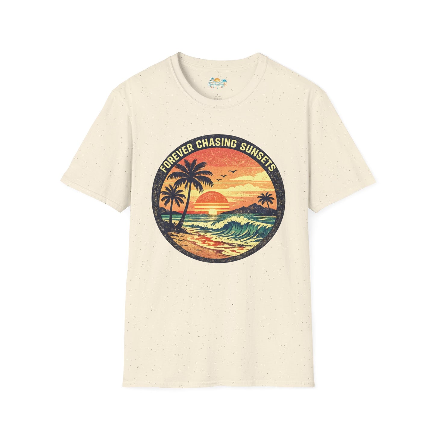 Forever Chasing Sunsets T-Shirt — Vintage Beach Sunset