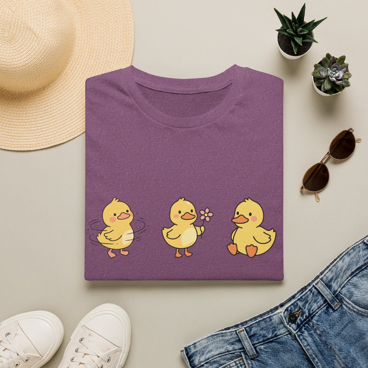 Lucky Ducklings Graphic T-Shirt