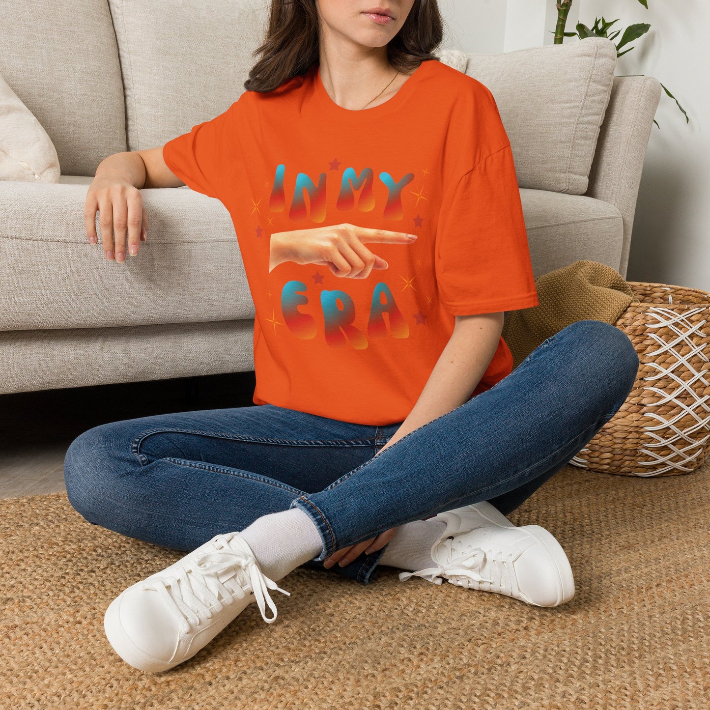 In My Era T-Shirt — Retro Pointing Hand Graphic Tee