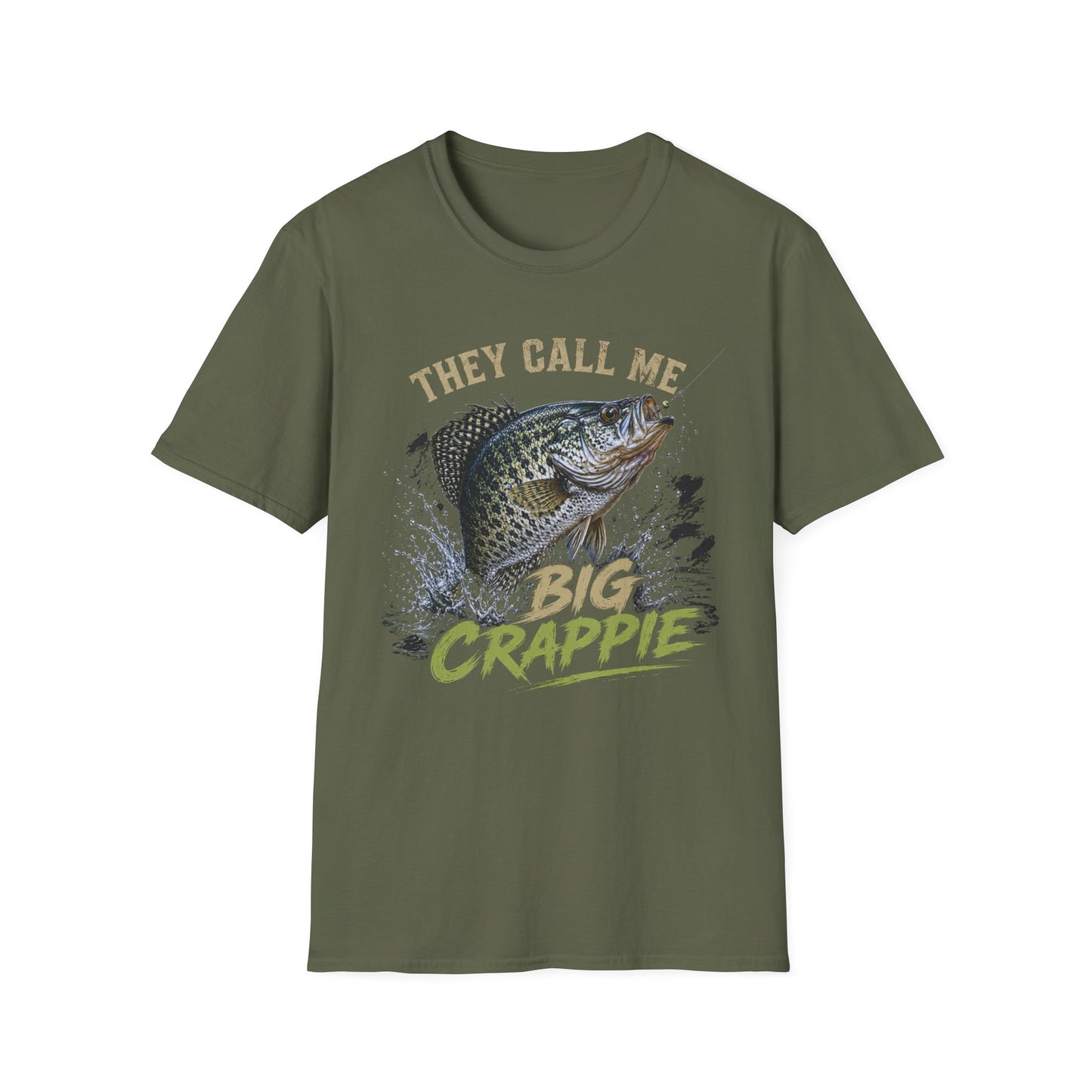 “They Call Me Big Crappie” Fishing Graphic Tee