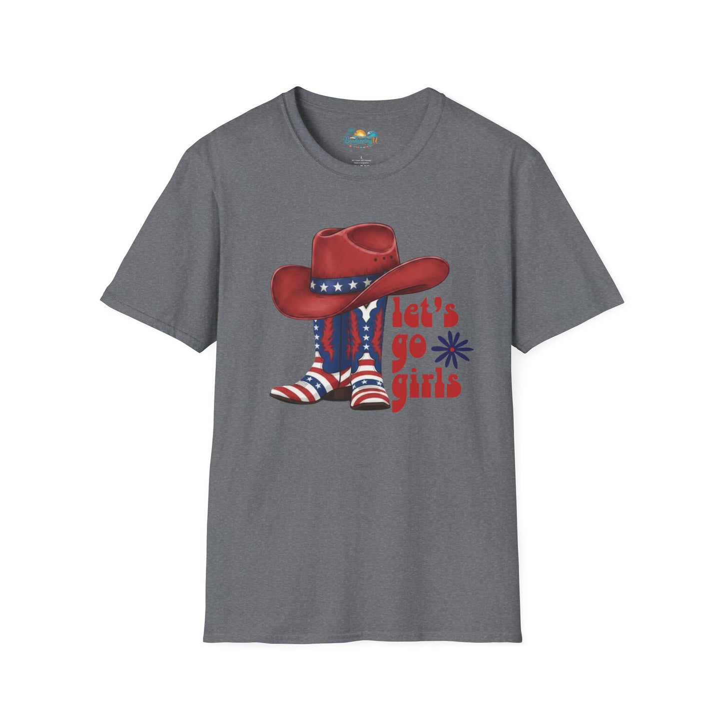 Let's Go Girls Patriotic Cowgirl T-Shirt