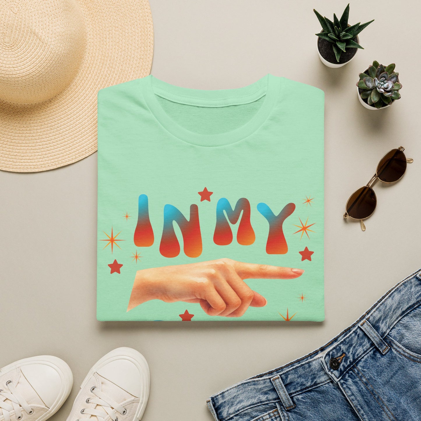 In My Era T-Shirt — Retro Pointing Hand Graphic Tee