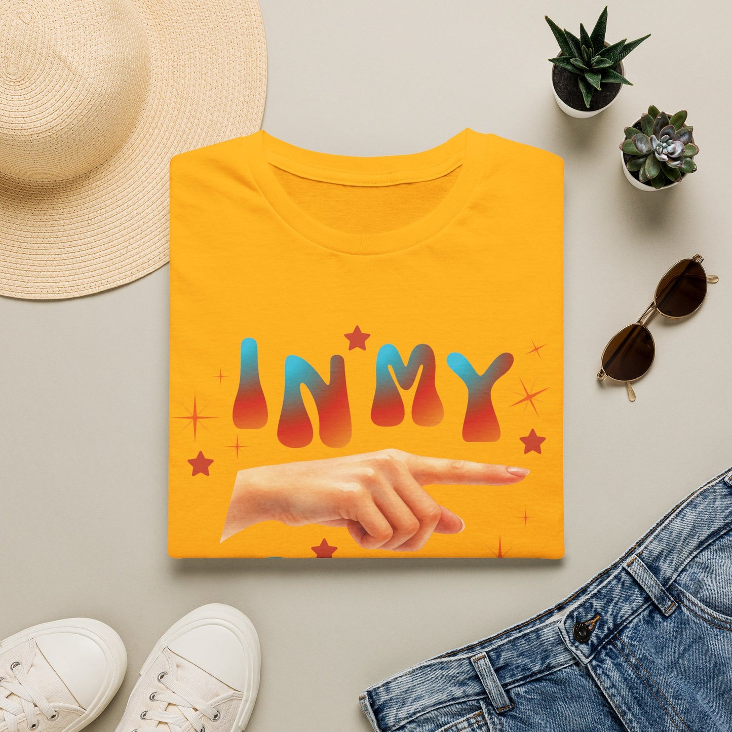 In My Era T-Shirt — Retro Pointing Hand Graphic Tee