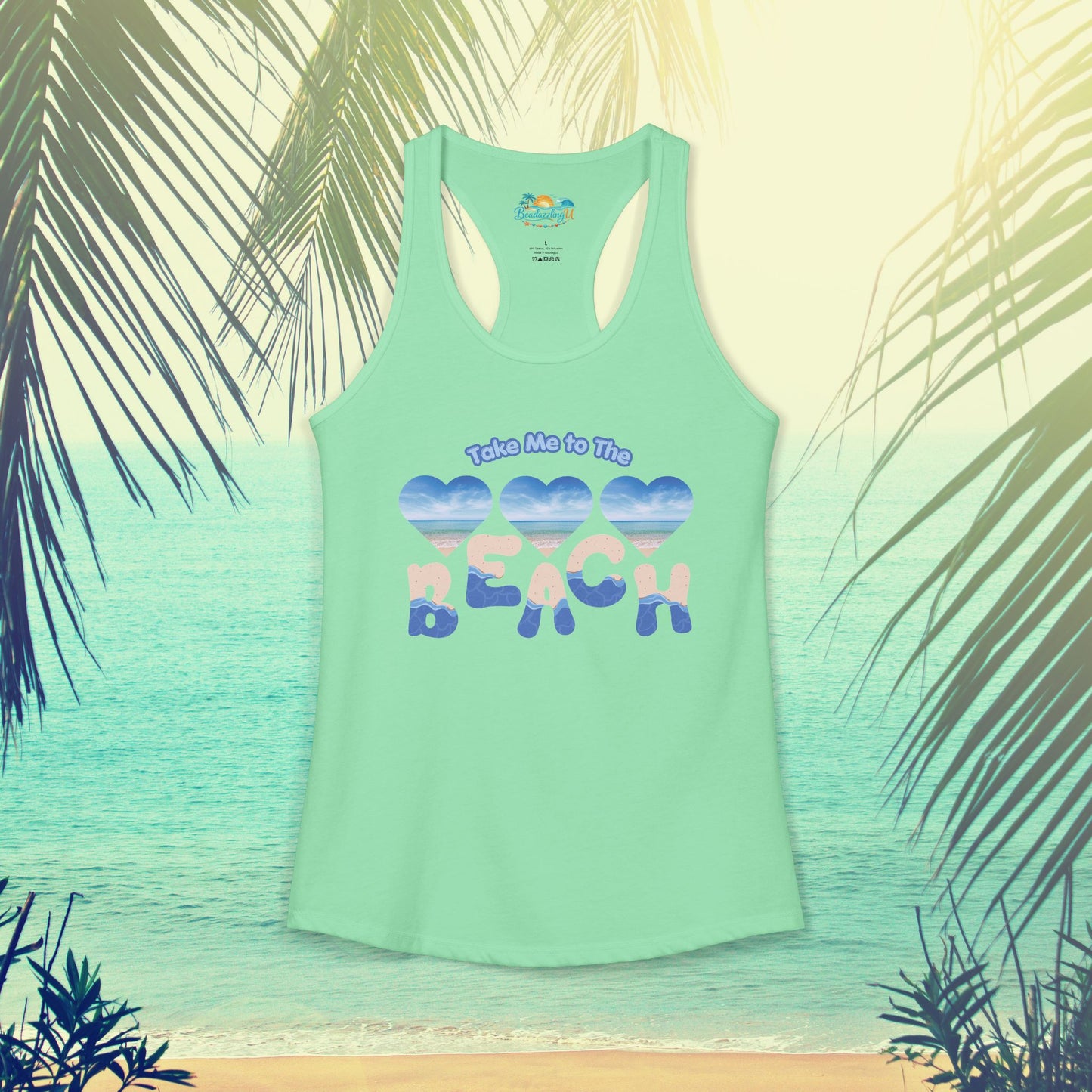 "Take Me To The Beach" -Women's Racerback Tank