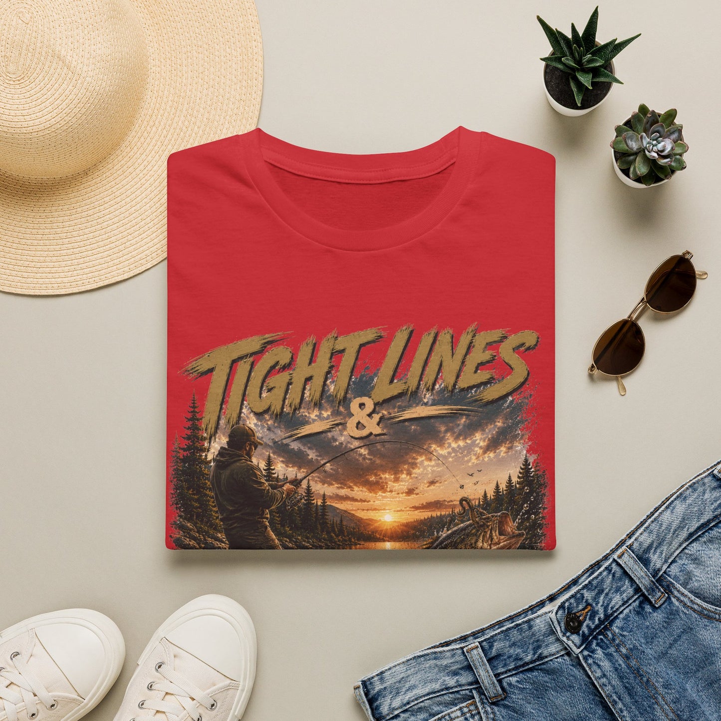 "Tight Lines & Good Times" Graphic Tee