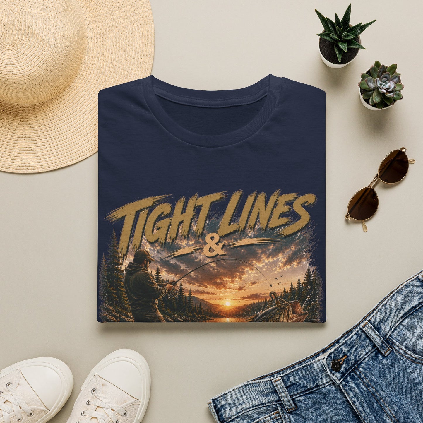 "Tight Lines & Good Times" Graphic Tee