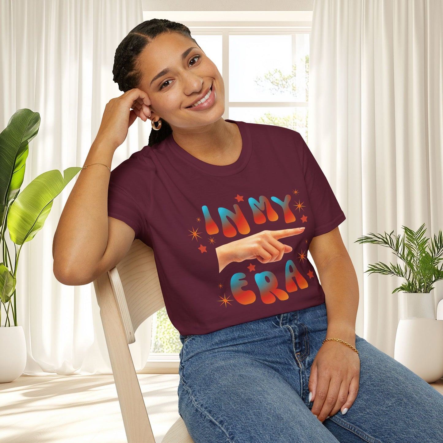 In My Era T-Shirt — Retro Pointing Hand Graphic Tee