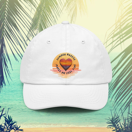 Summer Breeze Dad Hat — 'Summer Breeze Makes Me Feel Fine' Embroidered Cap