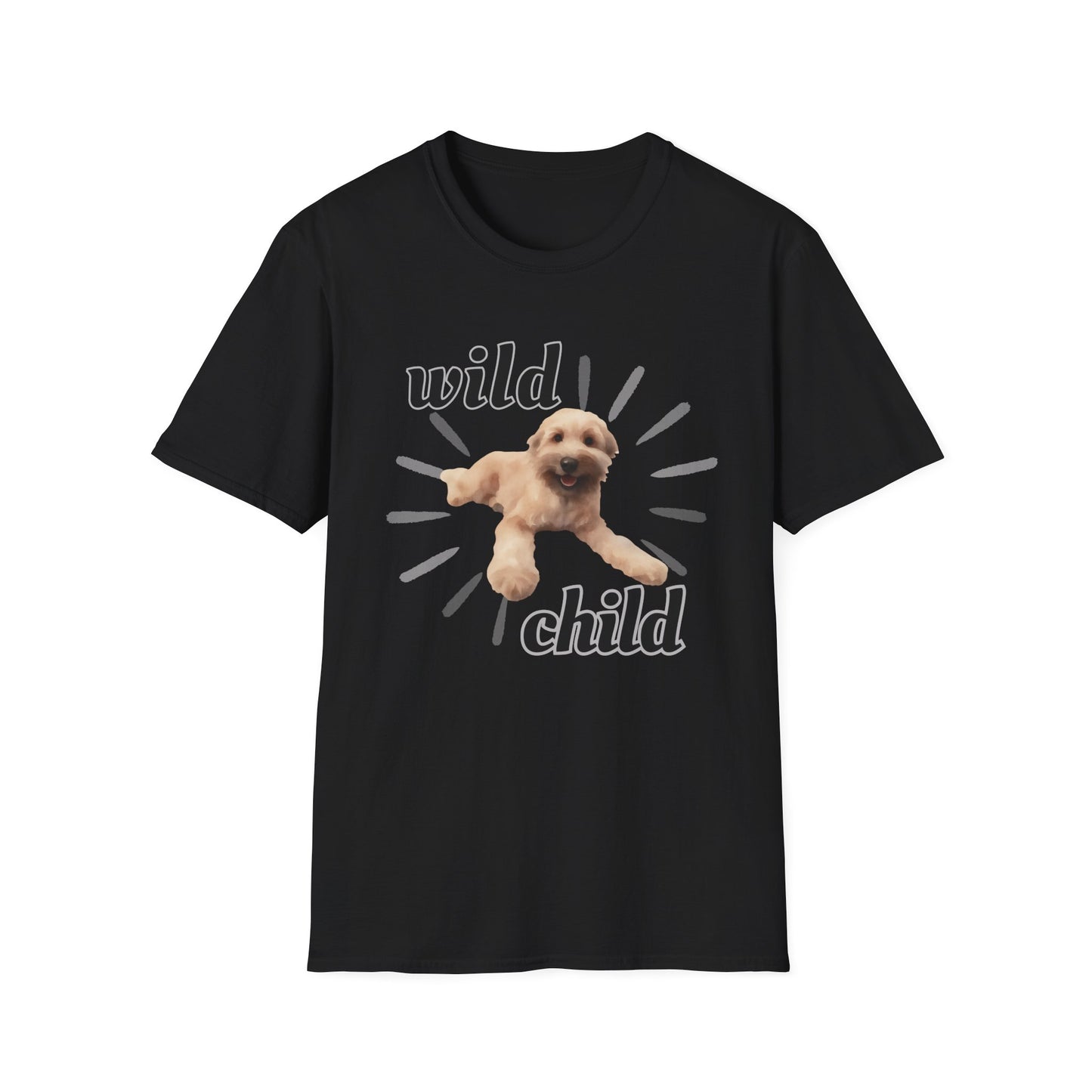 "Wild Child"- Wheaten Puppy Graphic Tee
