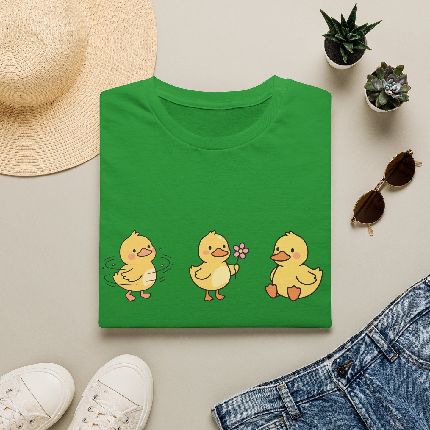 Lucky Ducklings Graphic T-Shirt