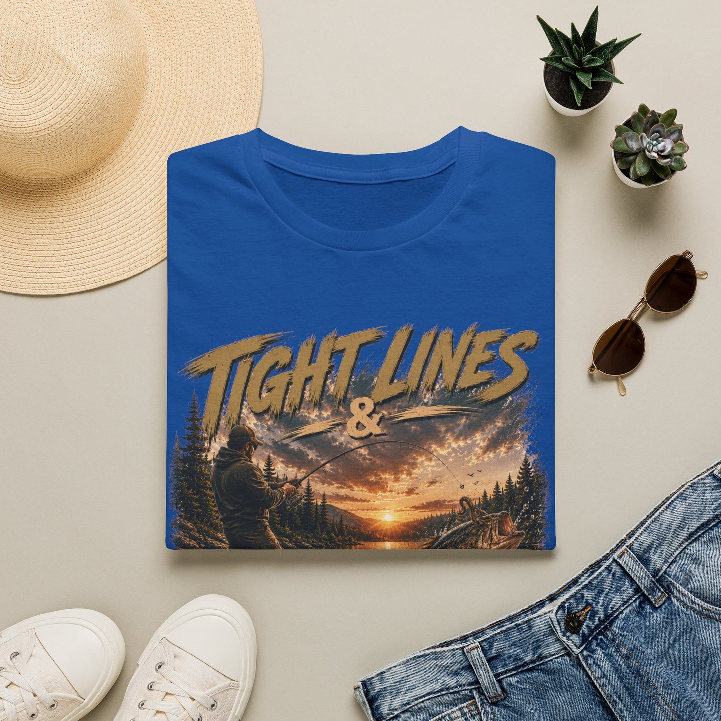 "Tight Lines & Good Times" Graphic Tee