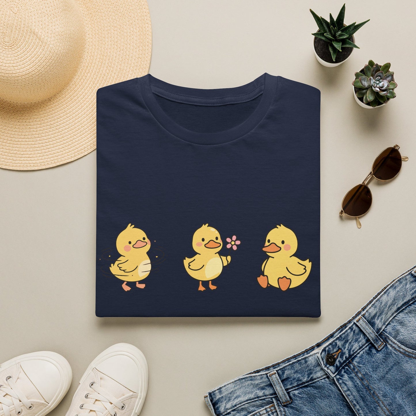 Lucky Ducklings Graphic T-Shirt