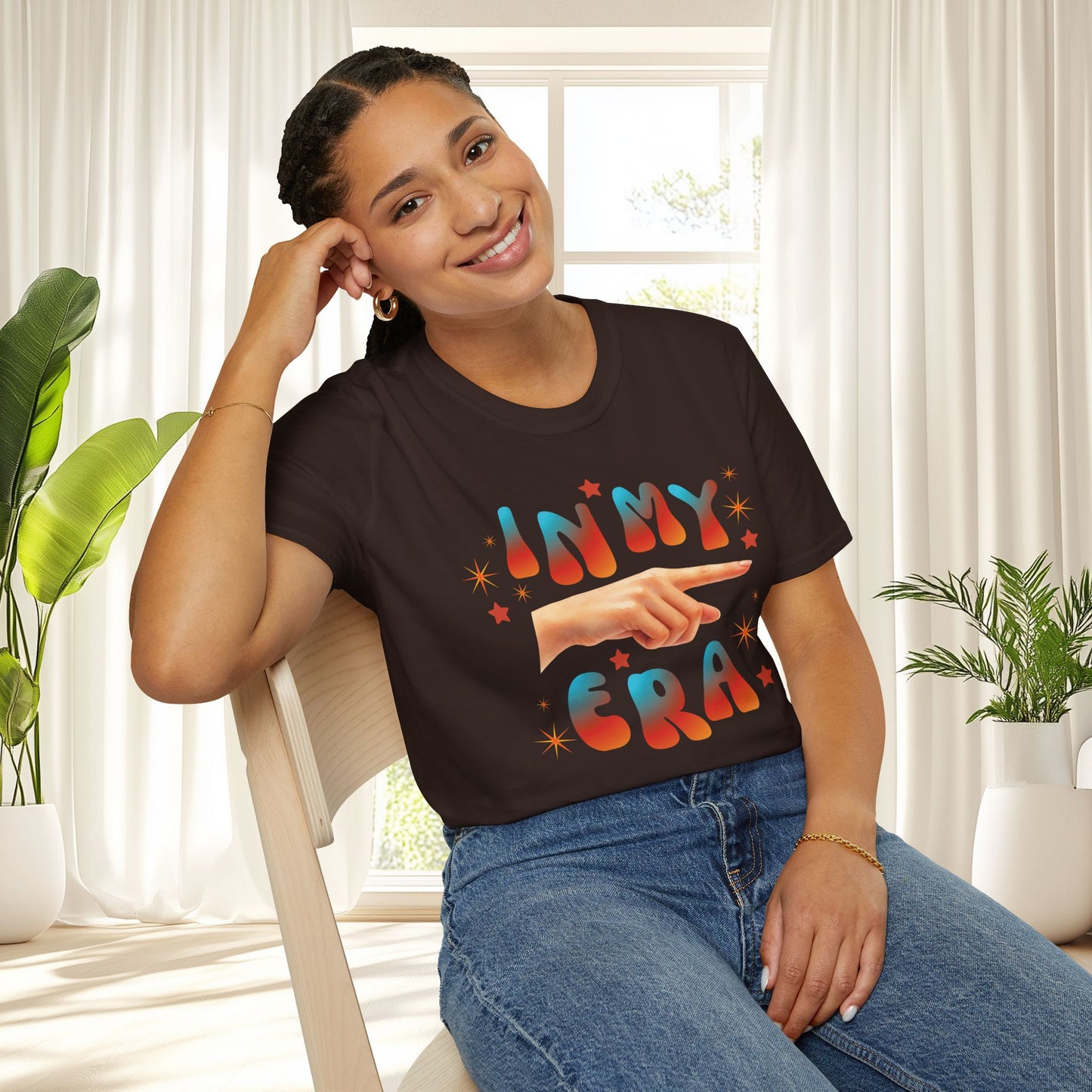 In My Era T-Shirt — Retro Pointing Hand Graphic Tee