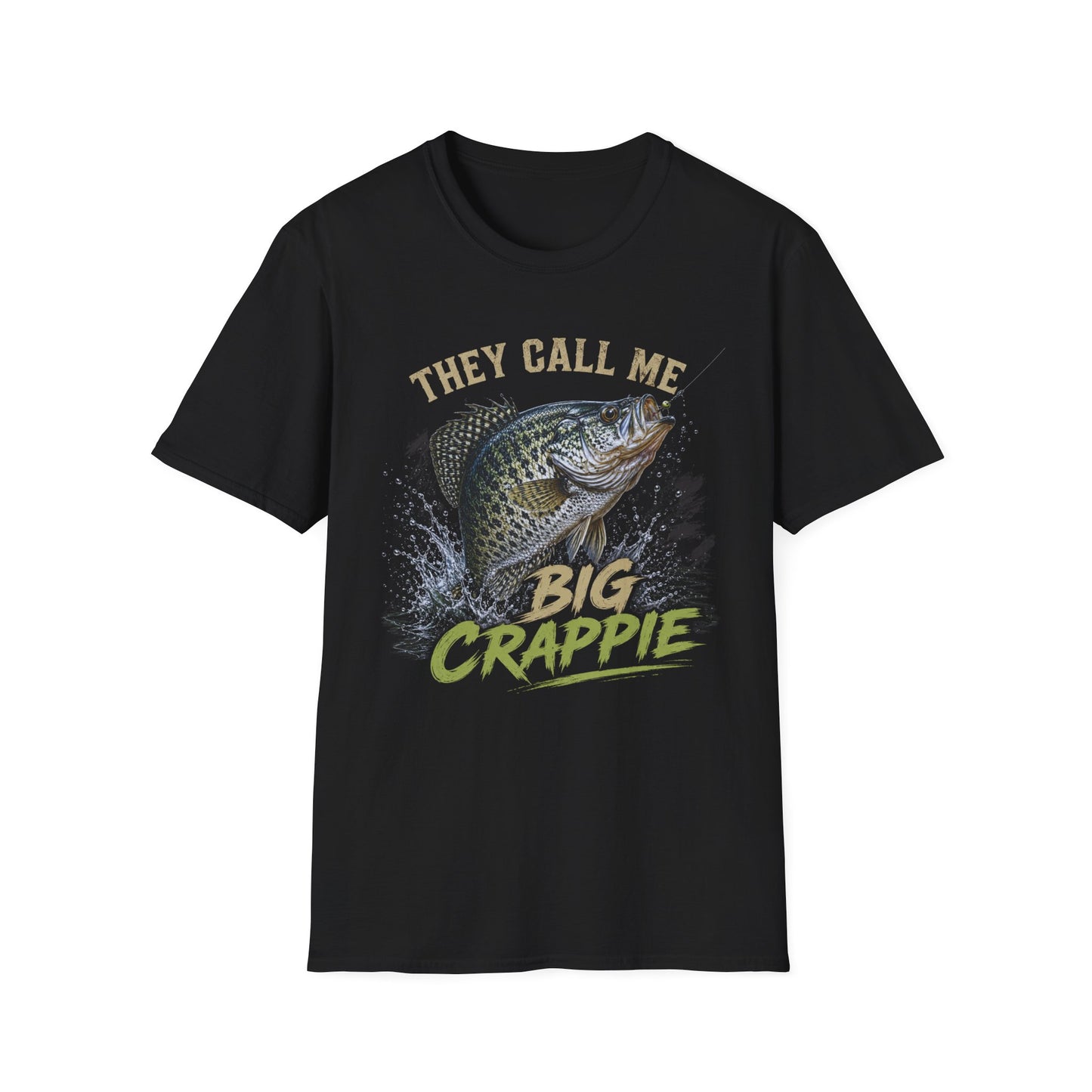 “They Call Me Big Crappie” Fishing Graphic Tee