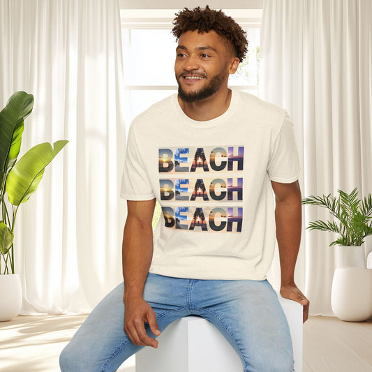 Copy of Beach on Repeat- Sunset Graphic Tee