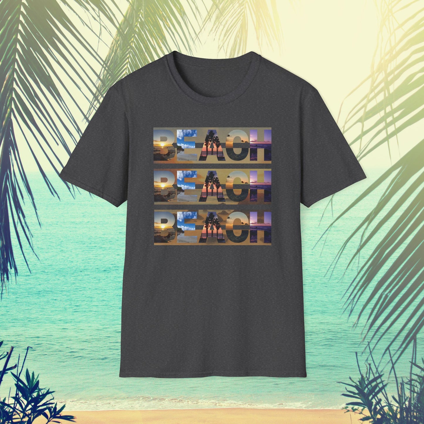 Copy of Beach on Repeat- Sunset Graphic Tee
