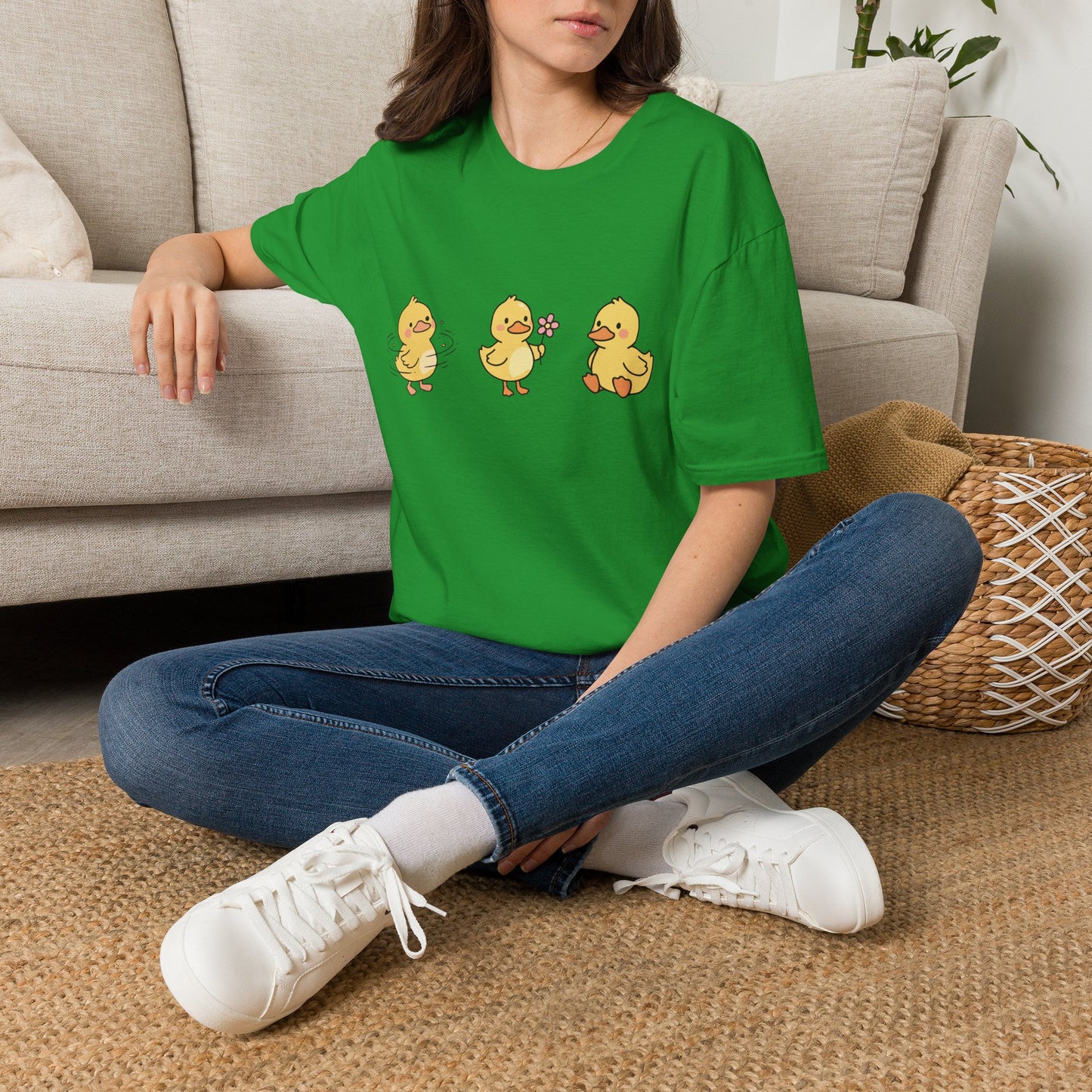 Lucky Ducklings Graphic T-Shirt