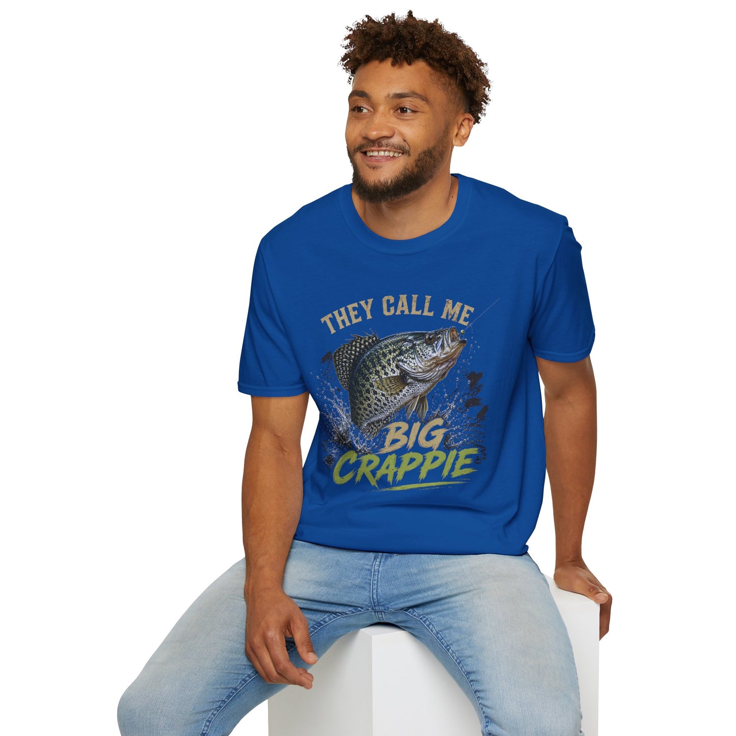 “They Call Me Big Crappie” Fishing Graphic Tee