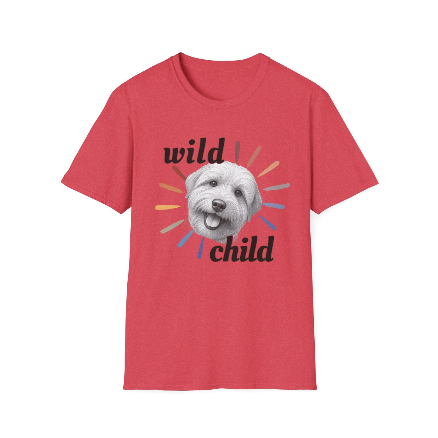 "Wild Child" T‑Shirt -Graphic Tee for Dog Lovers