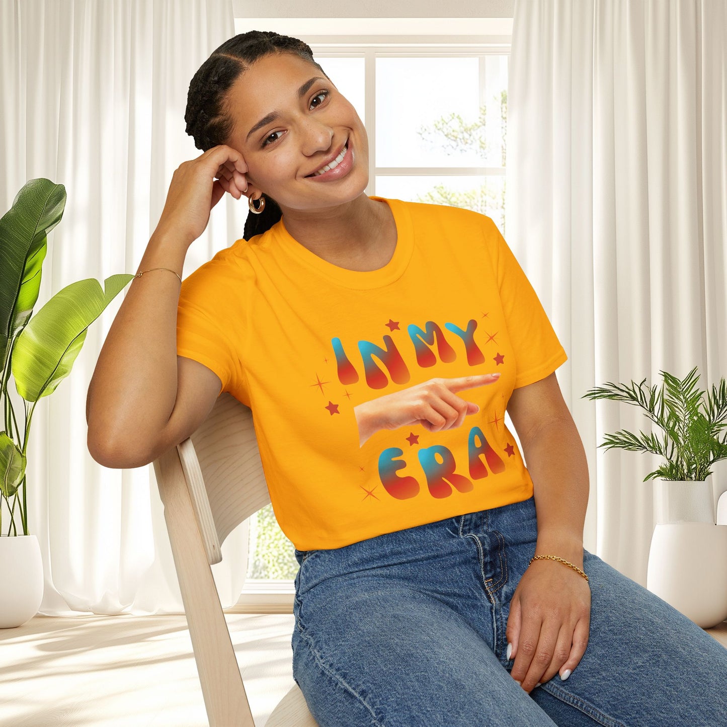 In My Era T-Shirt — Retro Pointing Hand Graphic Tee