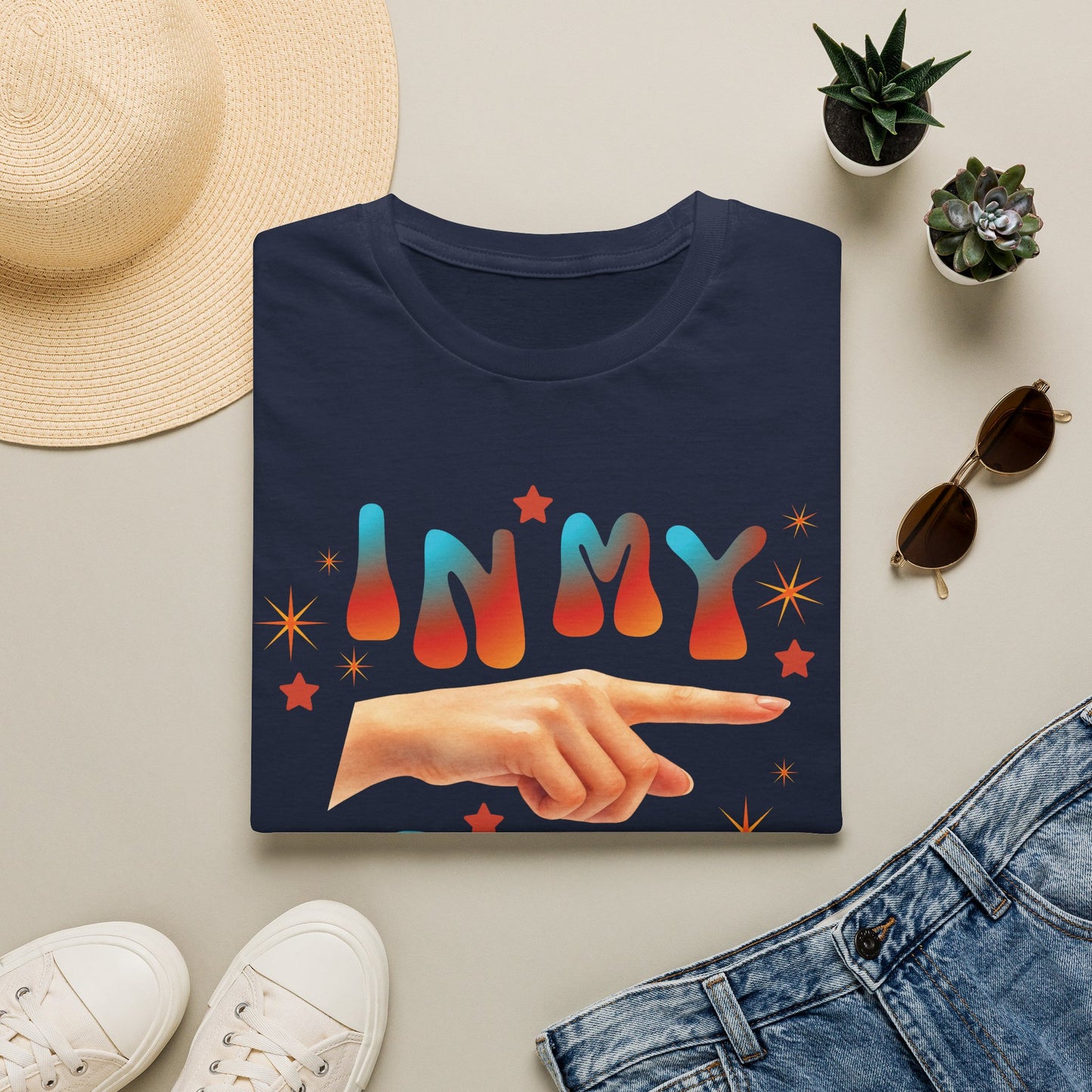 In My Era T-Shirt — Retro Pointing Hand Graphic Tee
