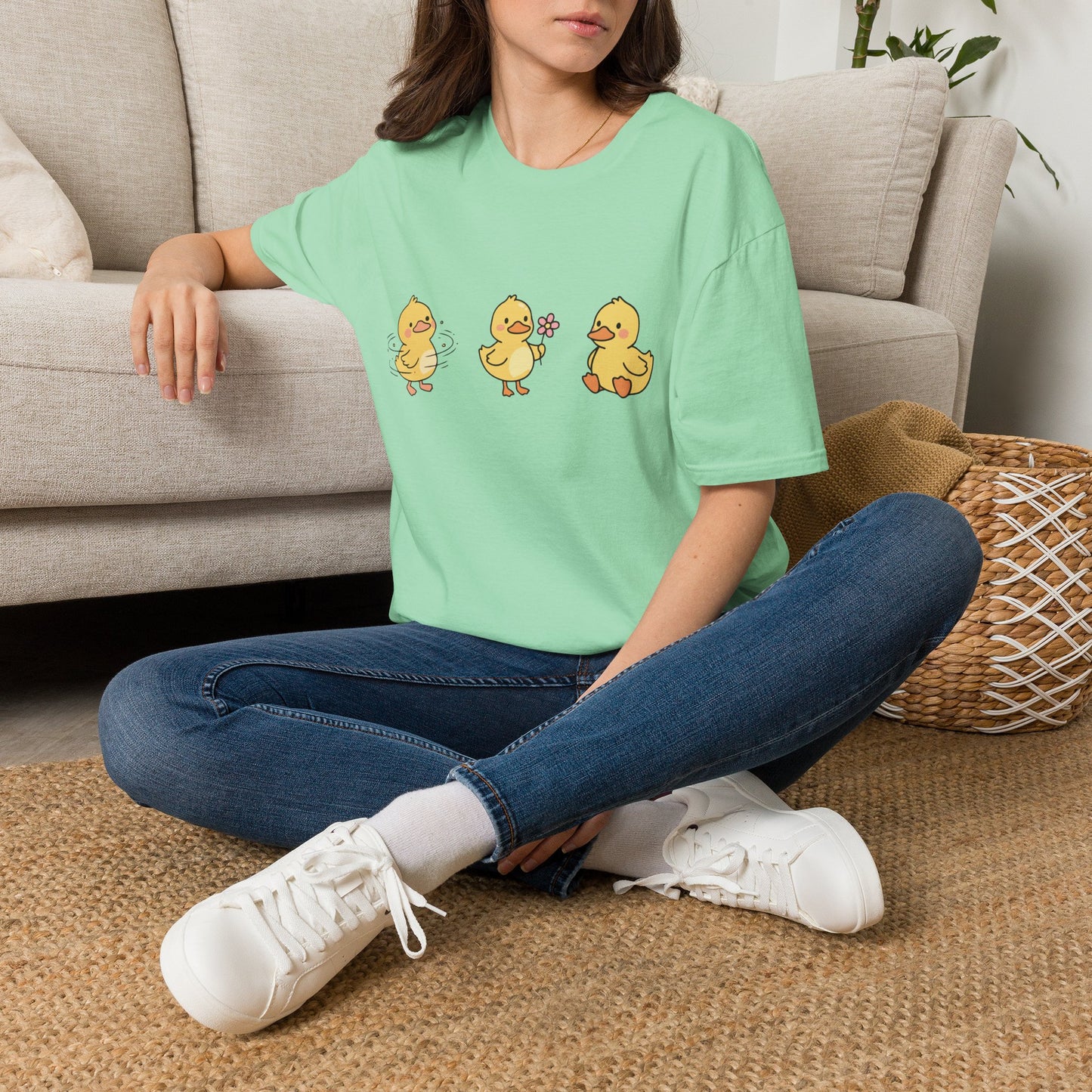 Lucky Ducklings Graphic T-Shirt