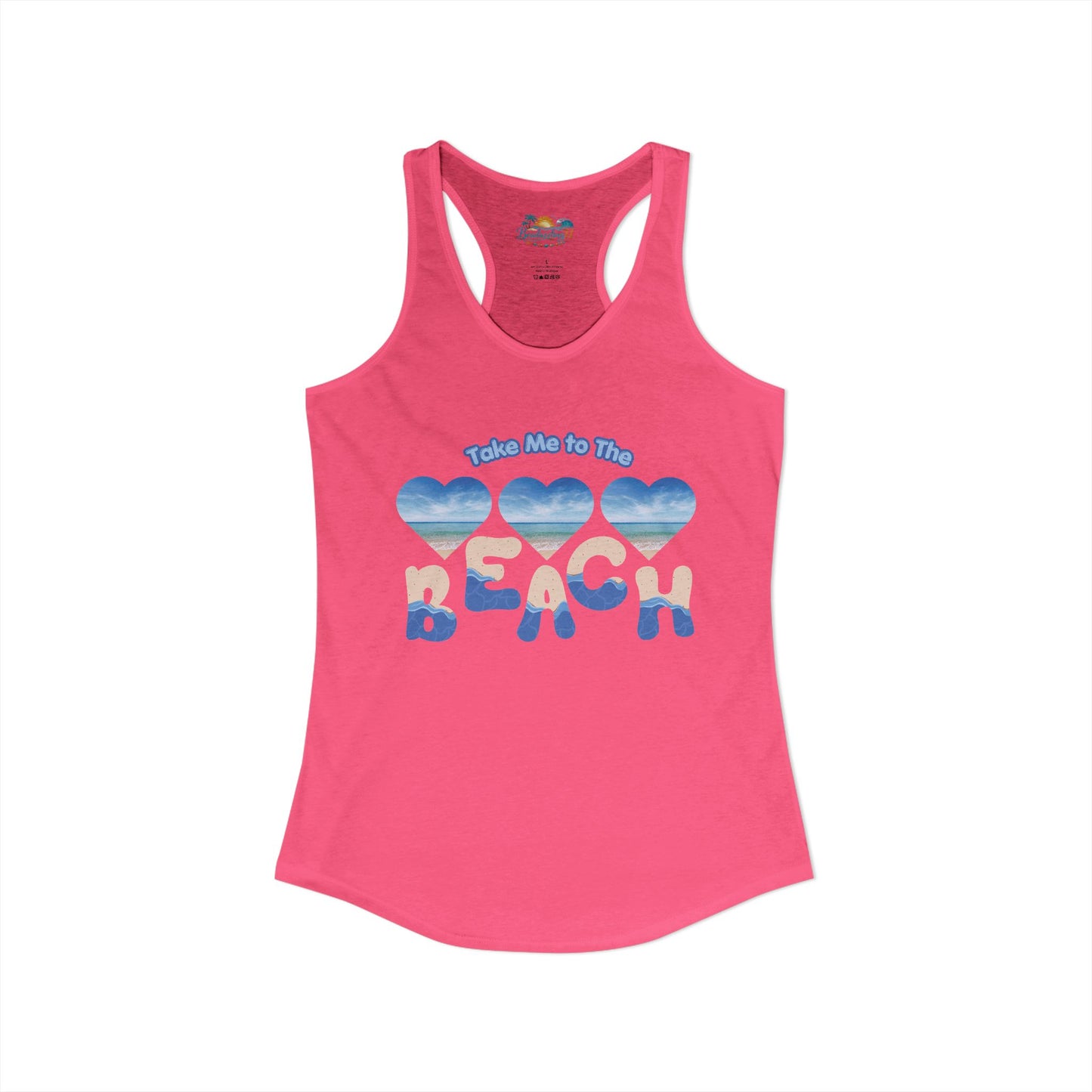 "Take Me To The Beach" -Women's Racerback Tank
