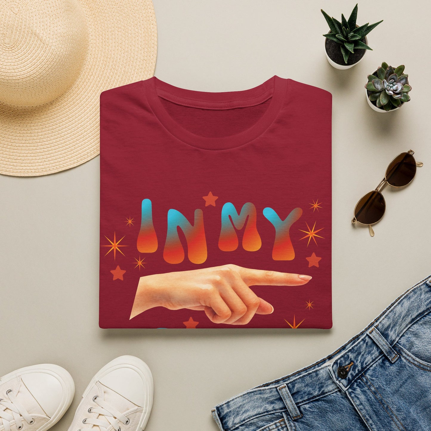 In My Era T-Shirt — Retro Pointing Hand Graphic Tee