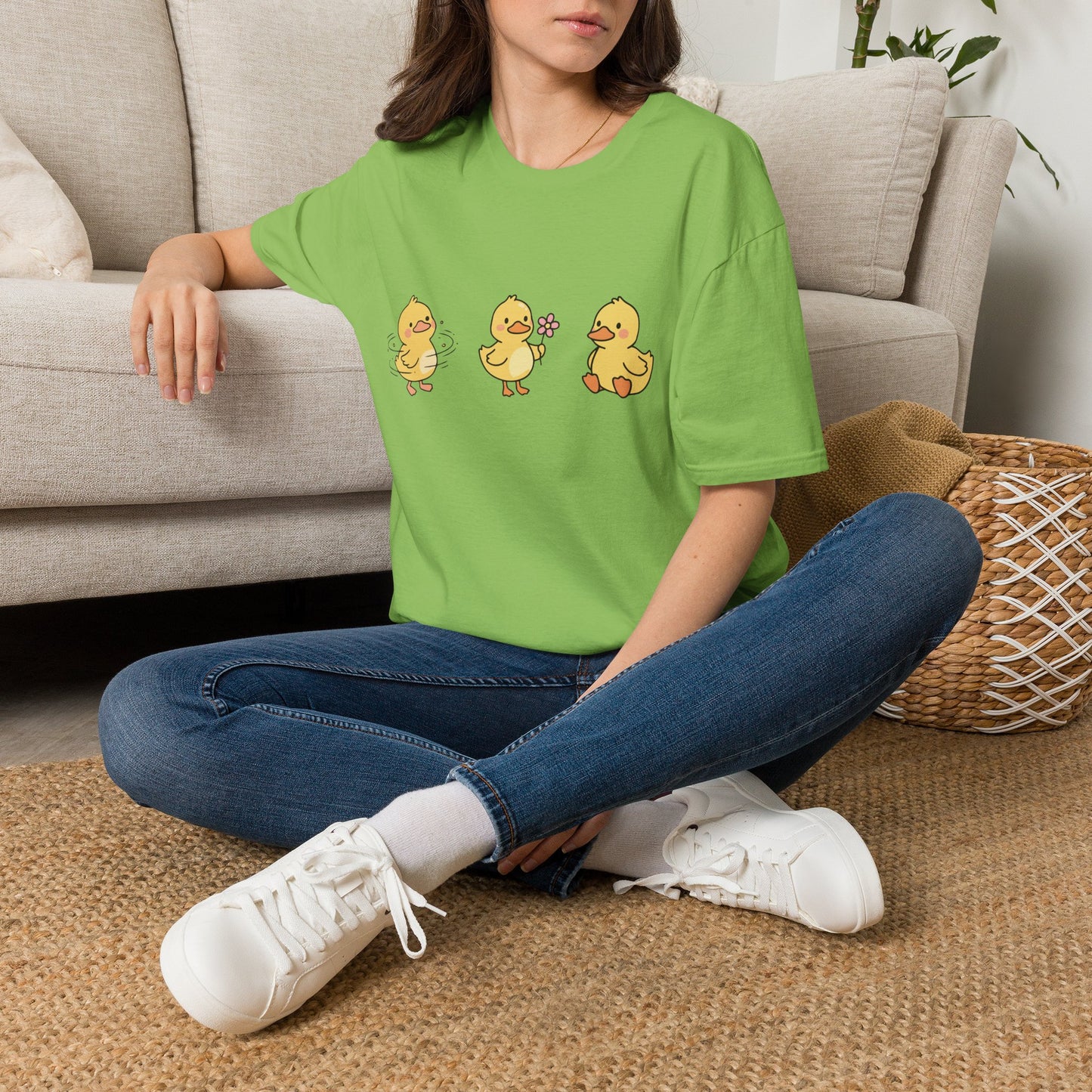 Lucky Ducklings Graphic T-Shirt