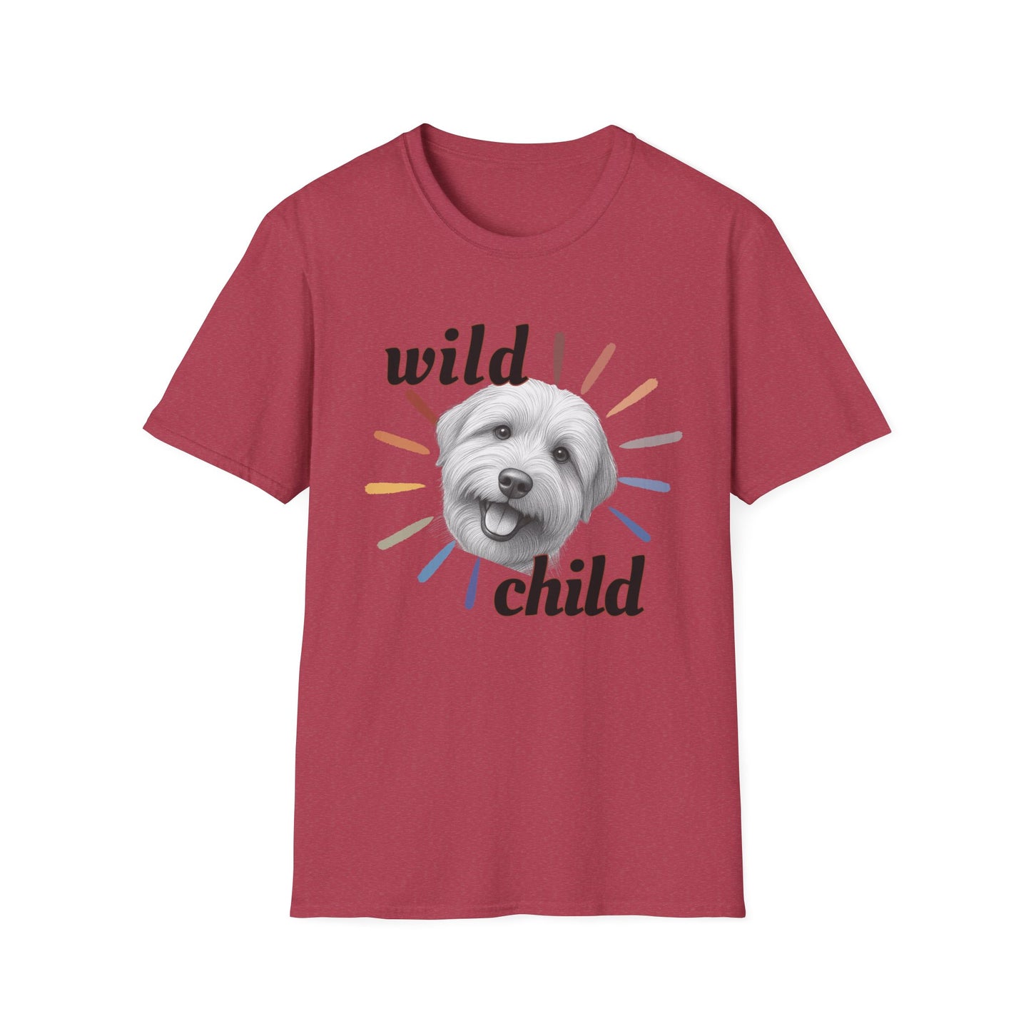 "Wild Child" T‑Shirt -Graphic Tee for Dog Lovers