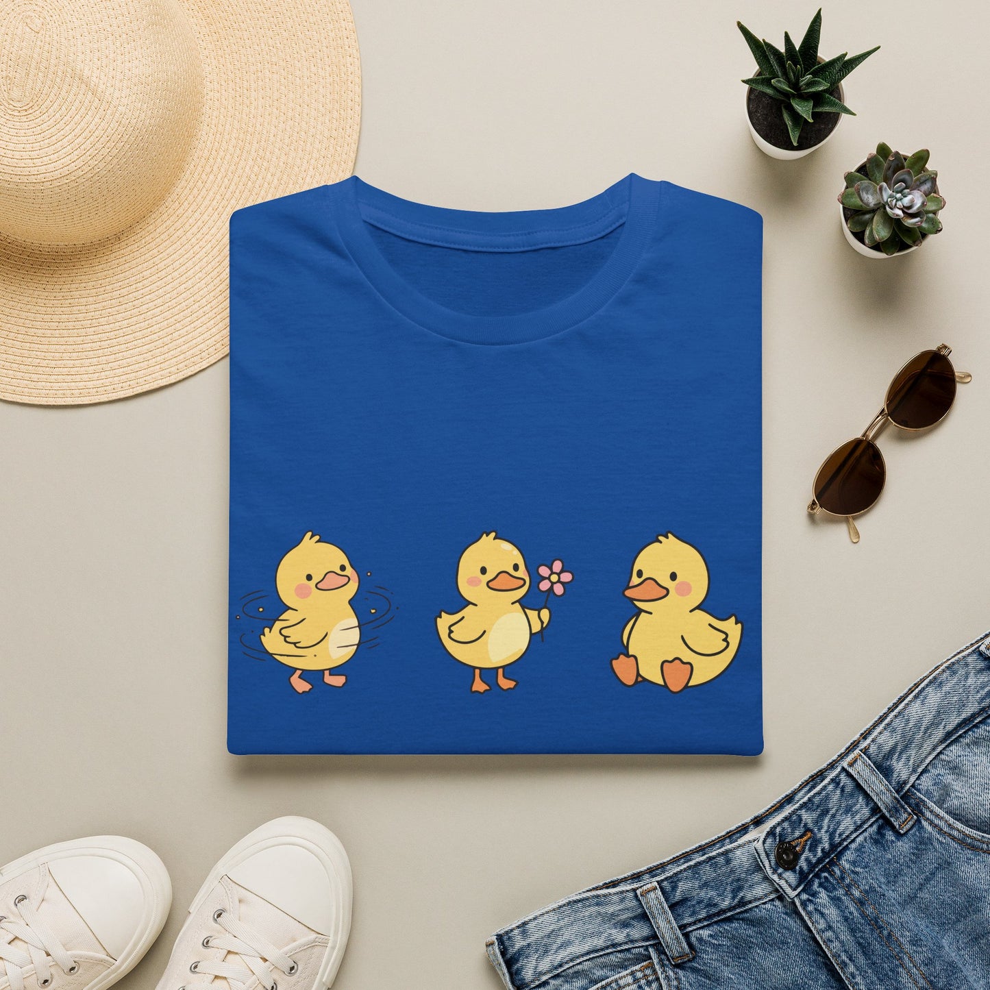 Lucky Ducklings Graphic T-Shirt