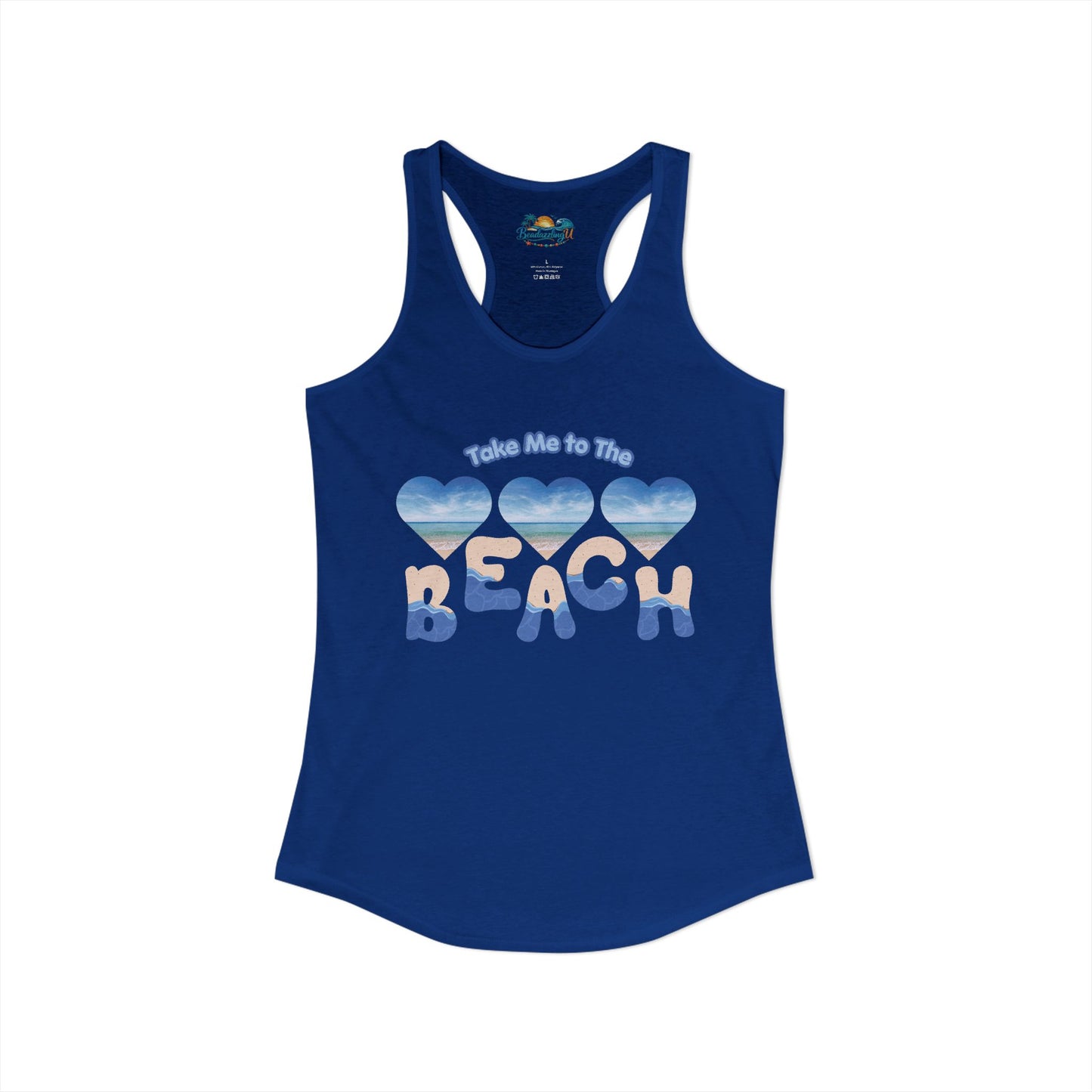 "Take Me To The Beach" -Women's Racerback Tank