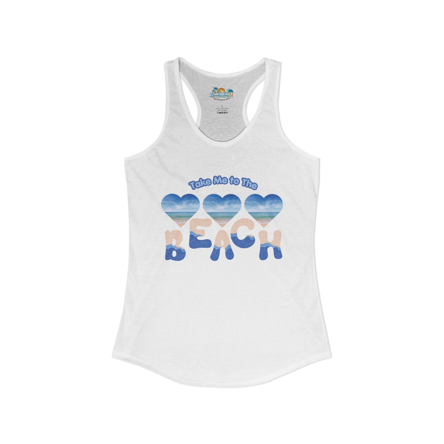 "Take Me To The Beach" -Women's Racerback Tank