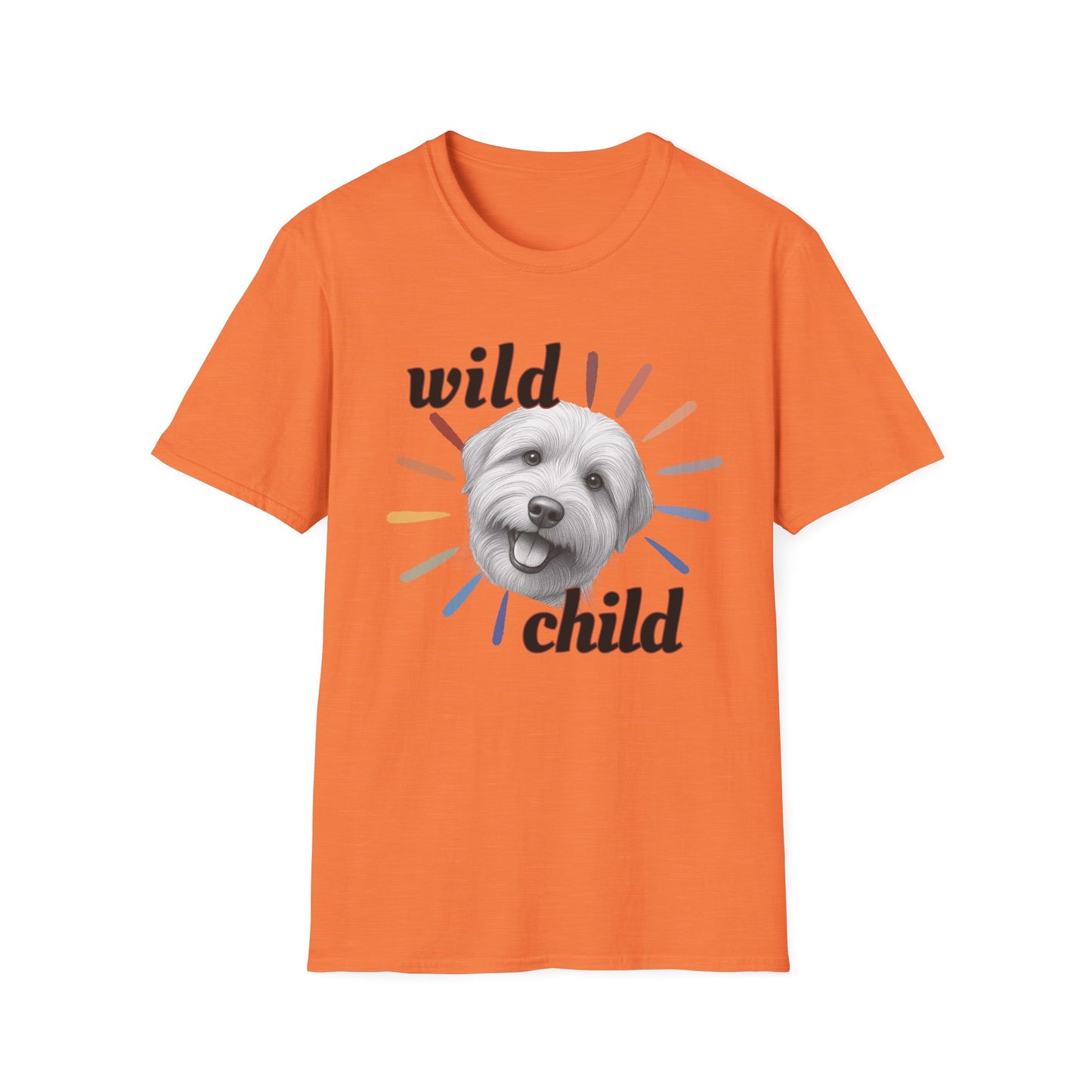 "Wild Child" T‑Shirt -Graphic Tee for Dog Lovers