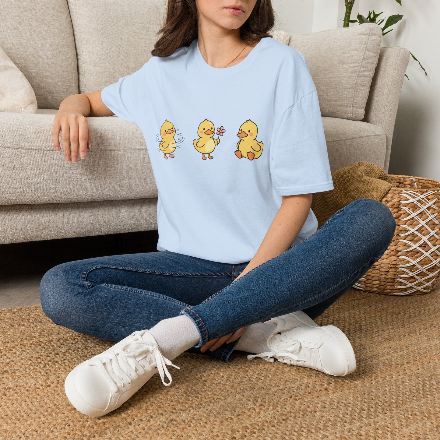 Lucky Ducklings Graphic T-Shirt